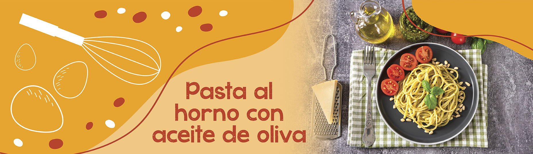 Pasta al horno con Aceite de oliva