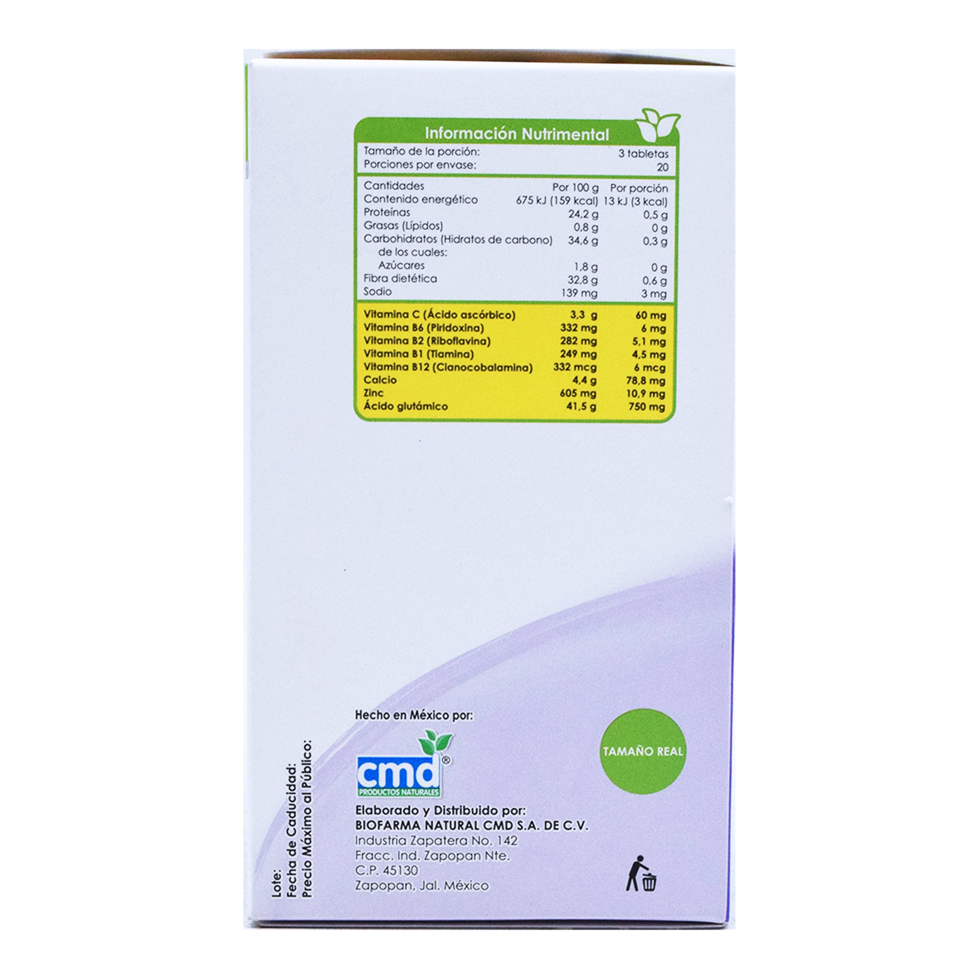 Glutamax Acid Glutami Vit B Y C 60 Cap