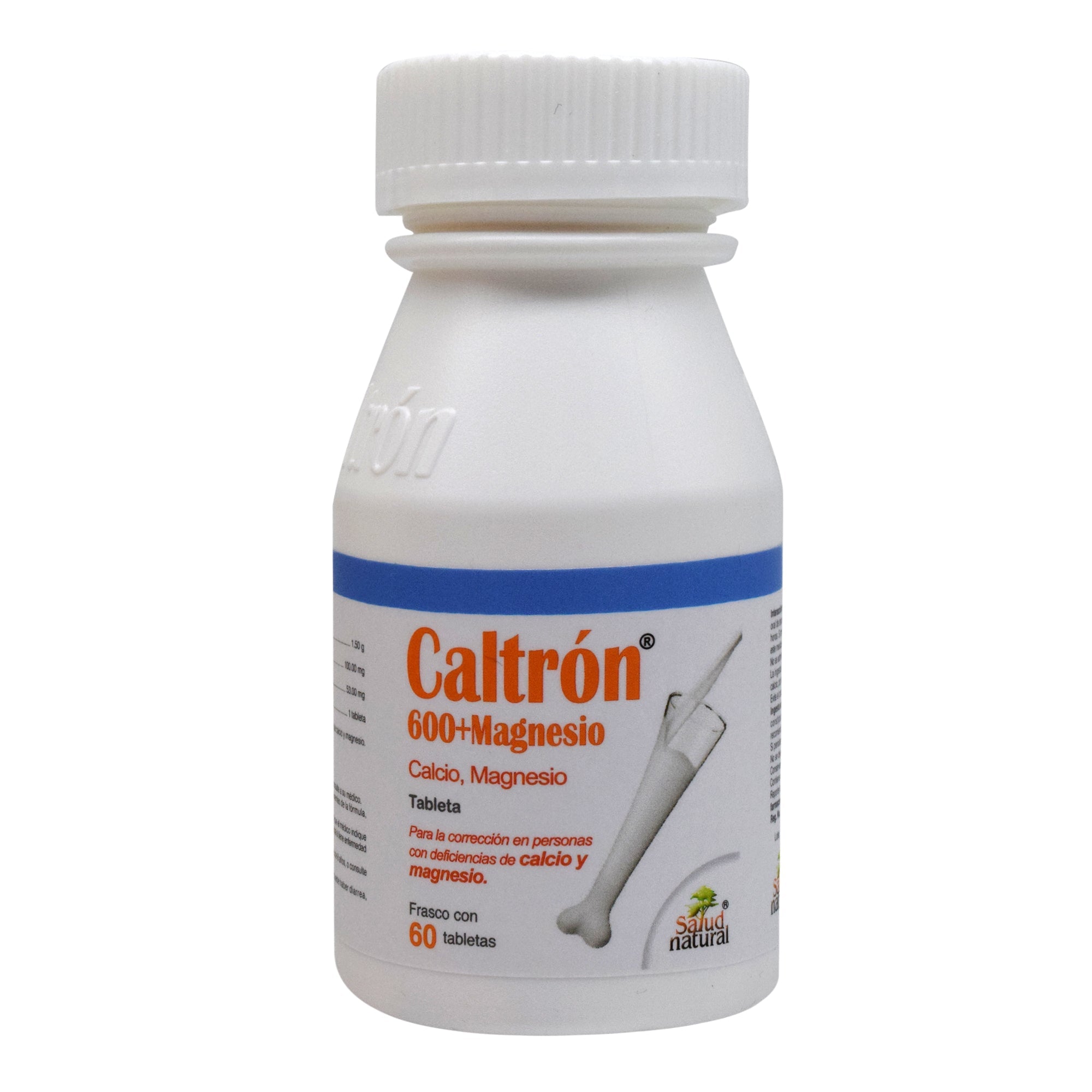 Calcio Caltron 600 Con Magnesio 60 Tab