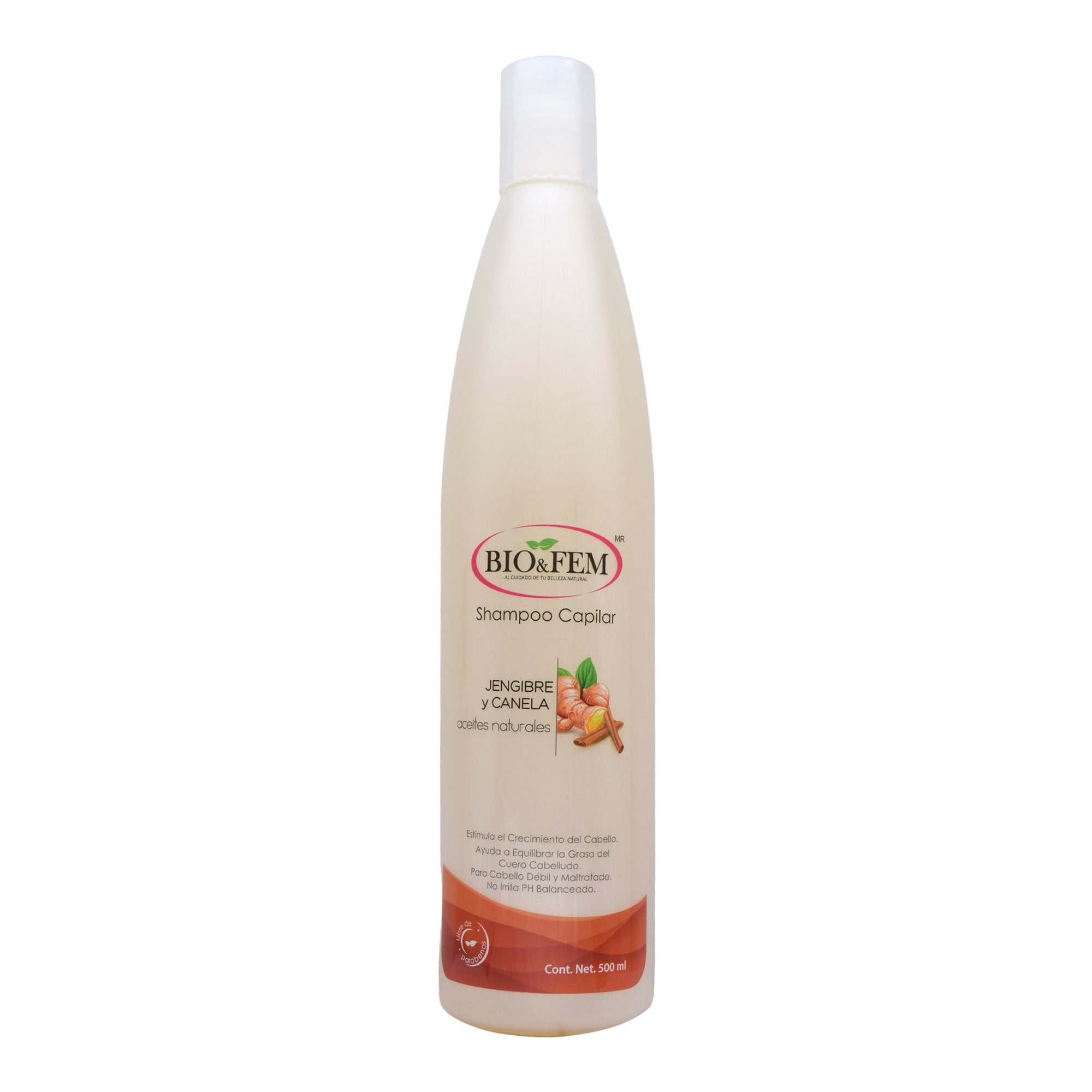 Shampoo Jengibre Canela 500 Ml