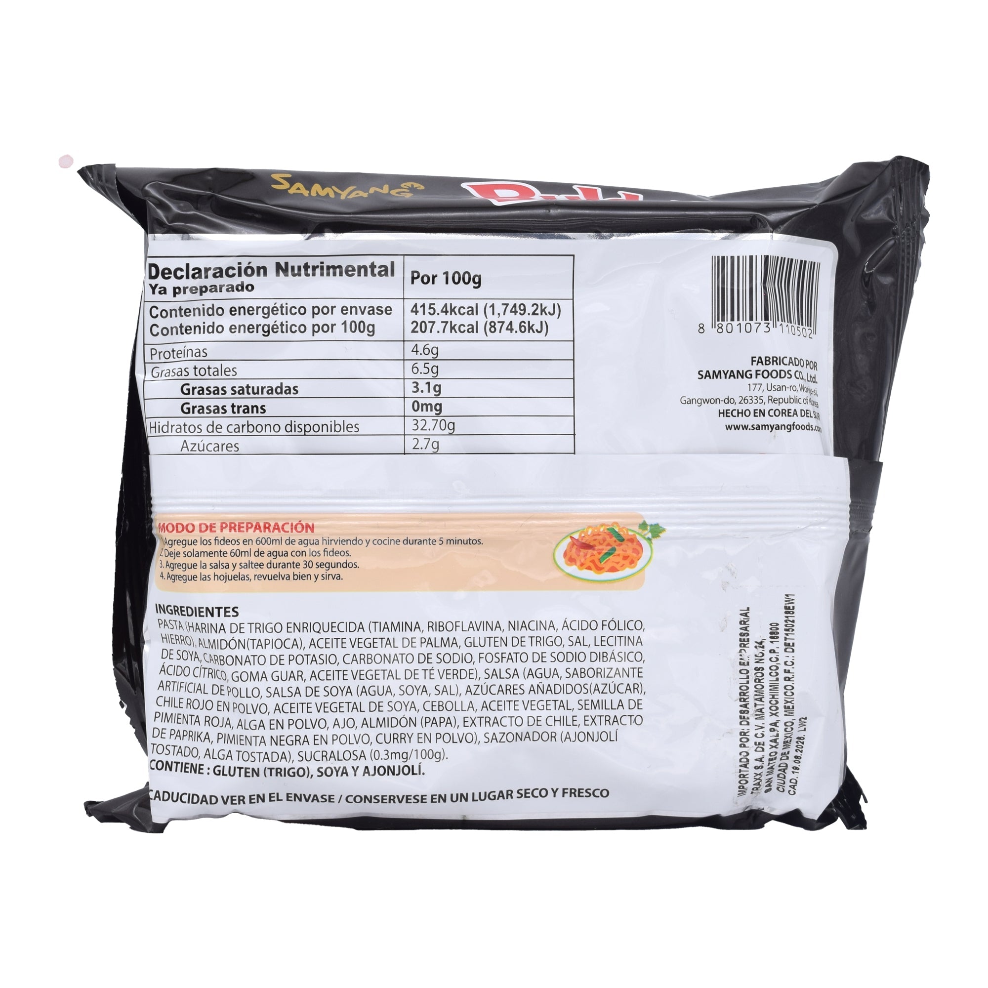 Sopa Instantanea Picante Buldak 140 G