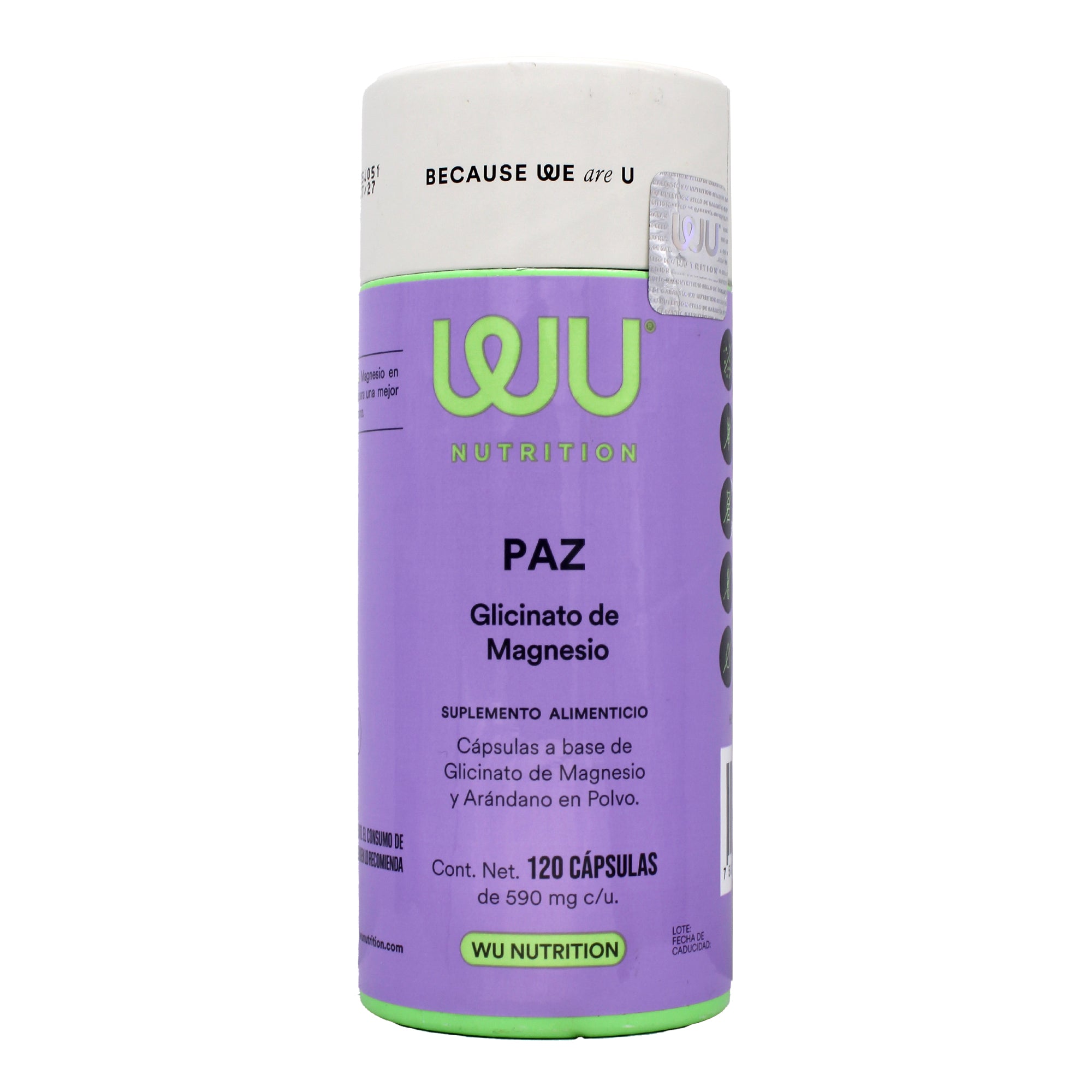 Glicinato De Magnesio 120 Cap