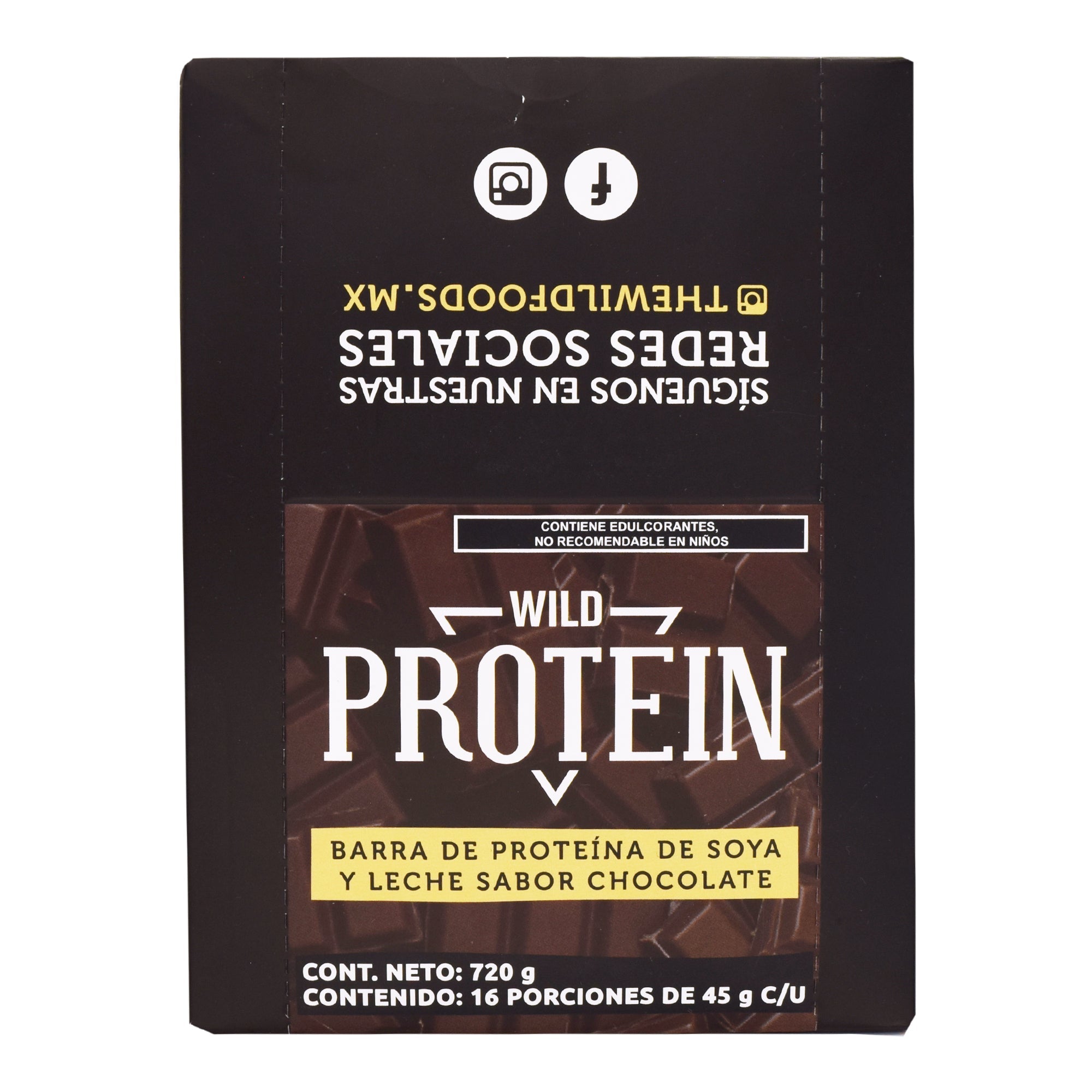 Barra De Proteina Chocolate 45 G (Paquete 16)