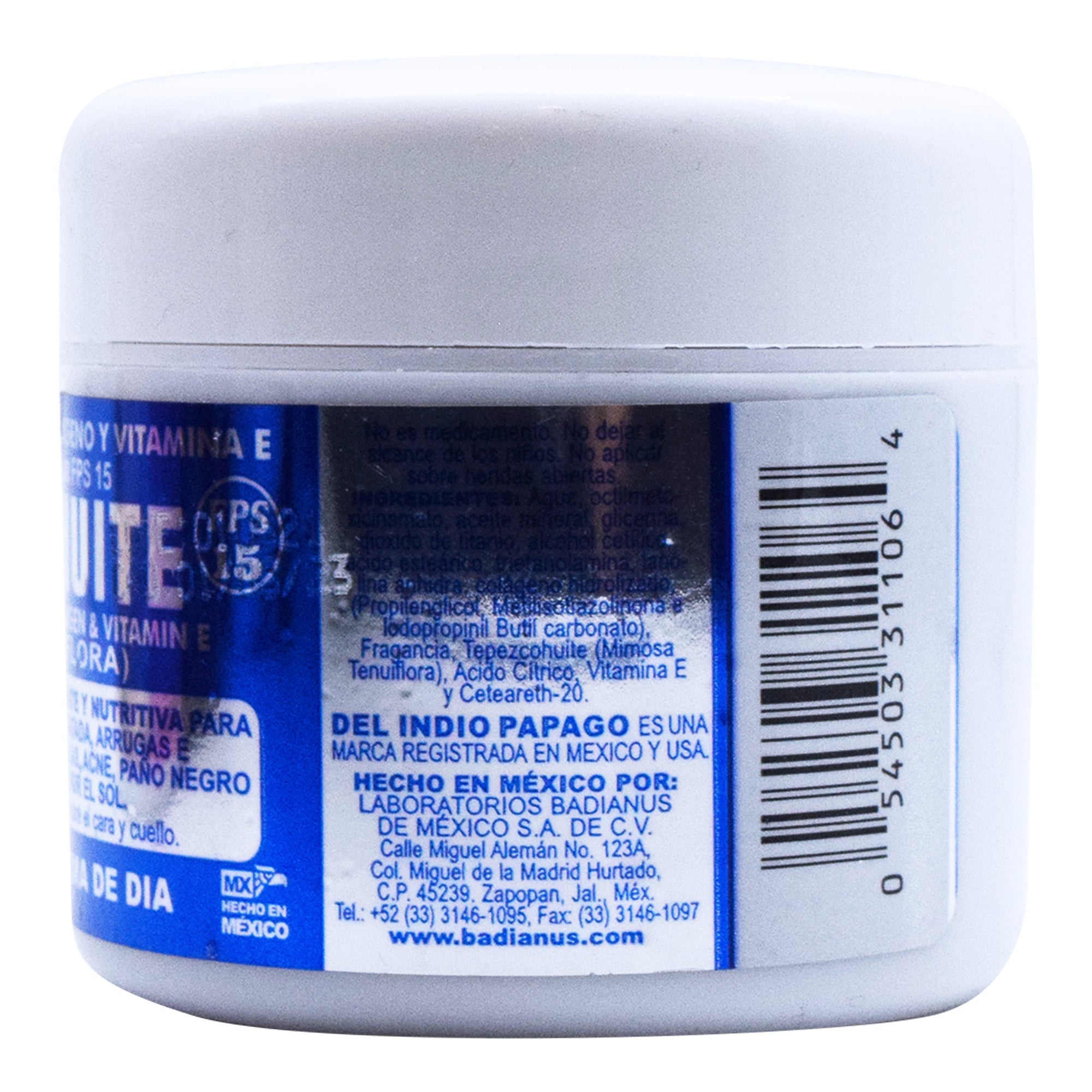 Crema De Tepezcohuite Blanca 60 G