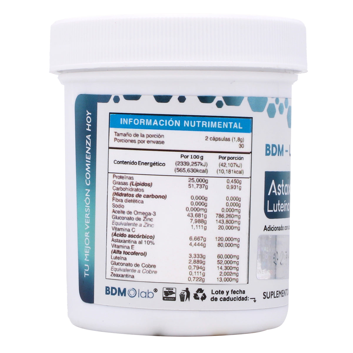 Astaxantina Luteina Zeaxantina 60 Cap