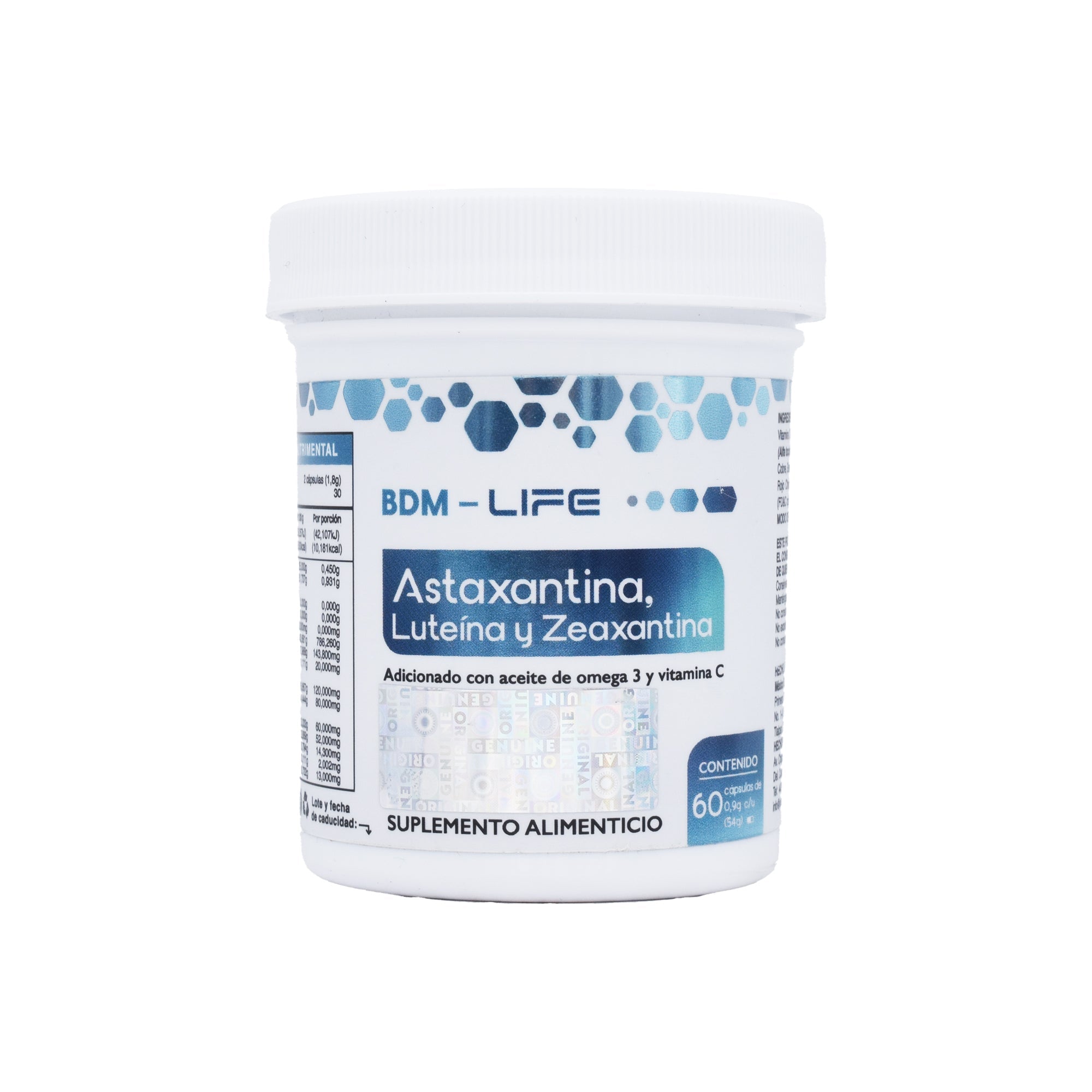 Astaxantina Luteina Zeaxantina 60 Cap