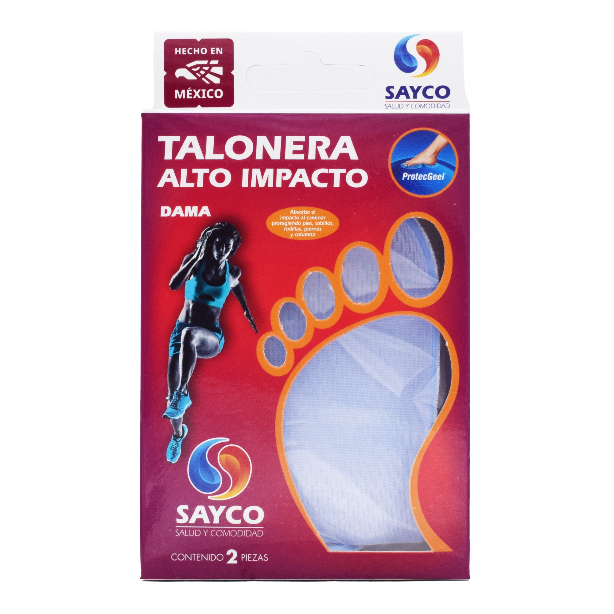 Talonera De Gel Alto Impacto Dama