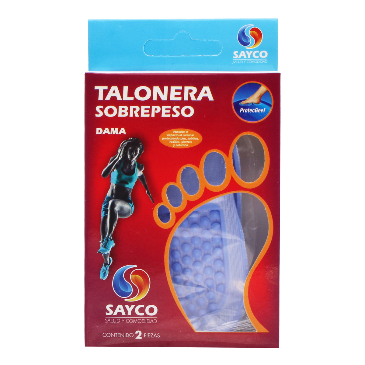 Talonera De Gel Sobre Peso Dama