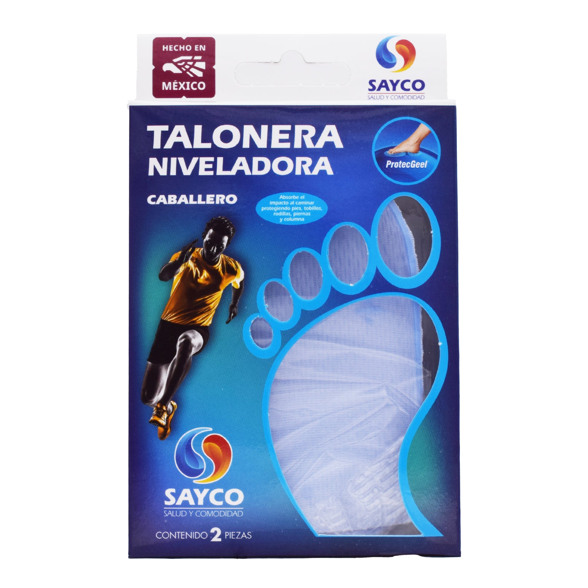 Talonera De Gel Balanceadora Caballero