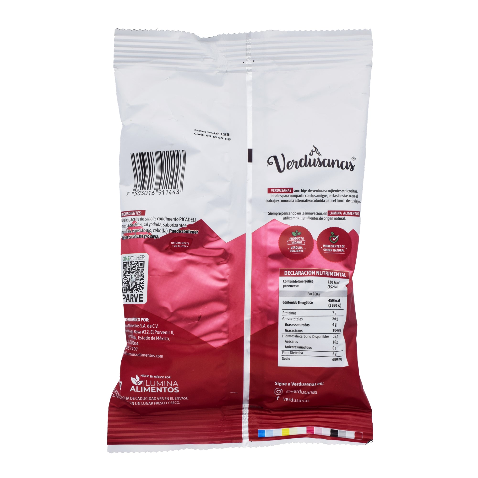 Chips De Betabel  Enchilado 40 G