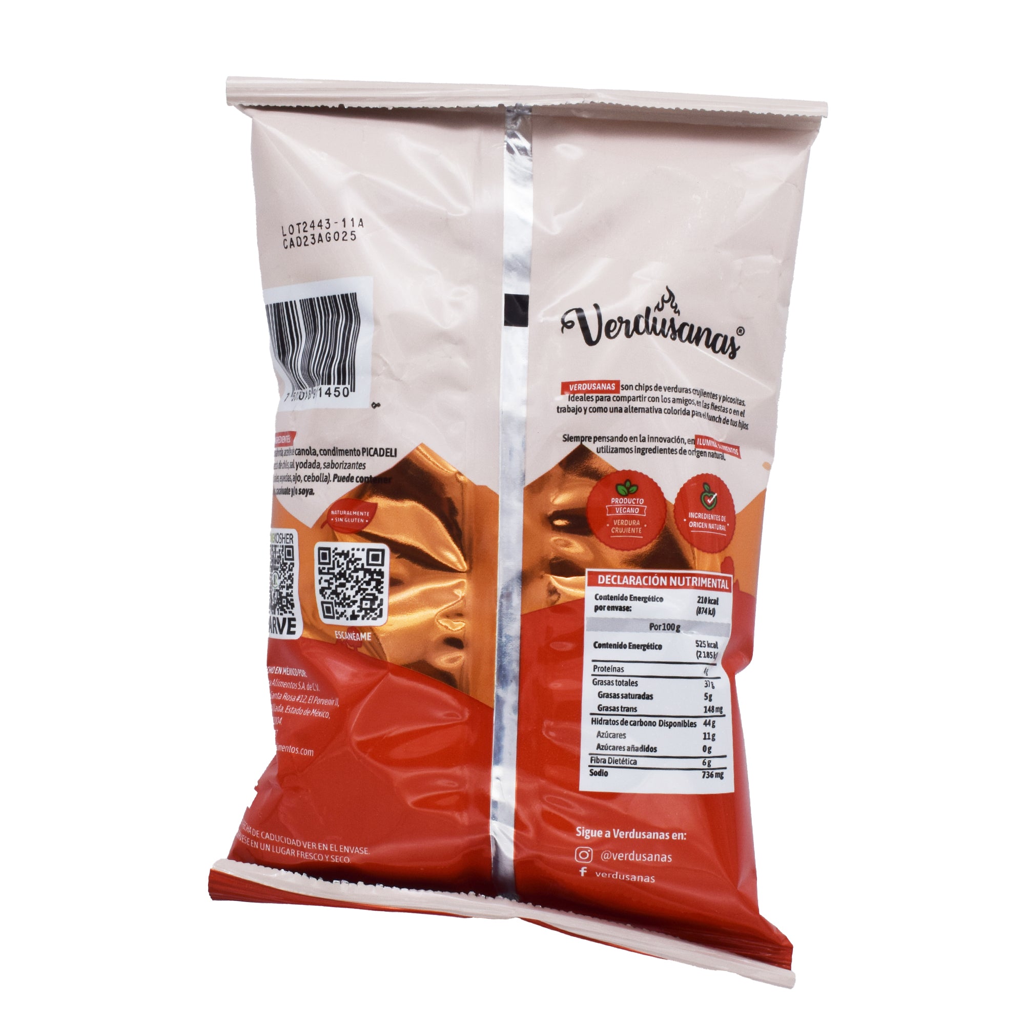 Chips De Zanahoria Enchilada 40 G