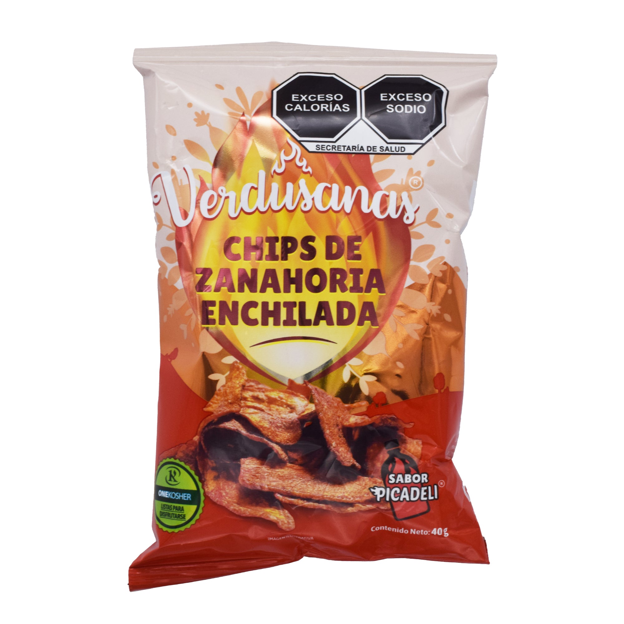 Chips De Zanahoria Enchilada 40 G