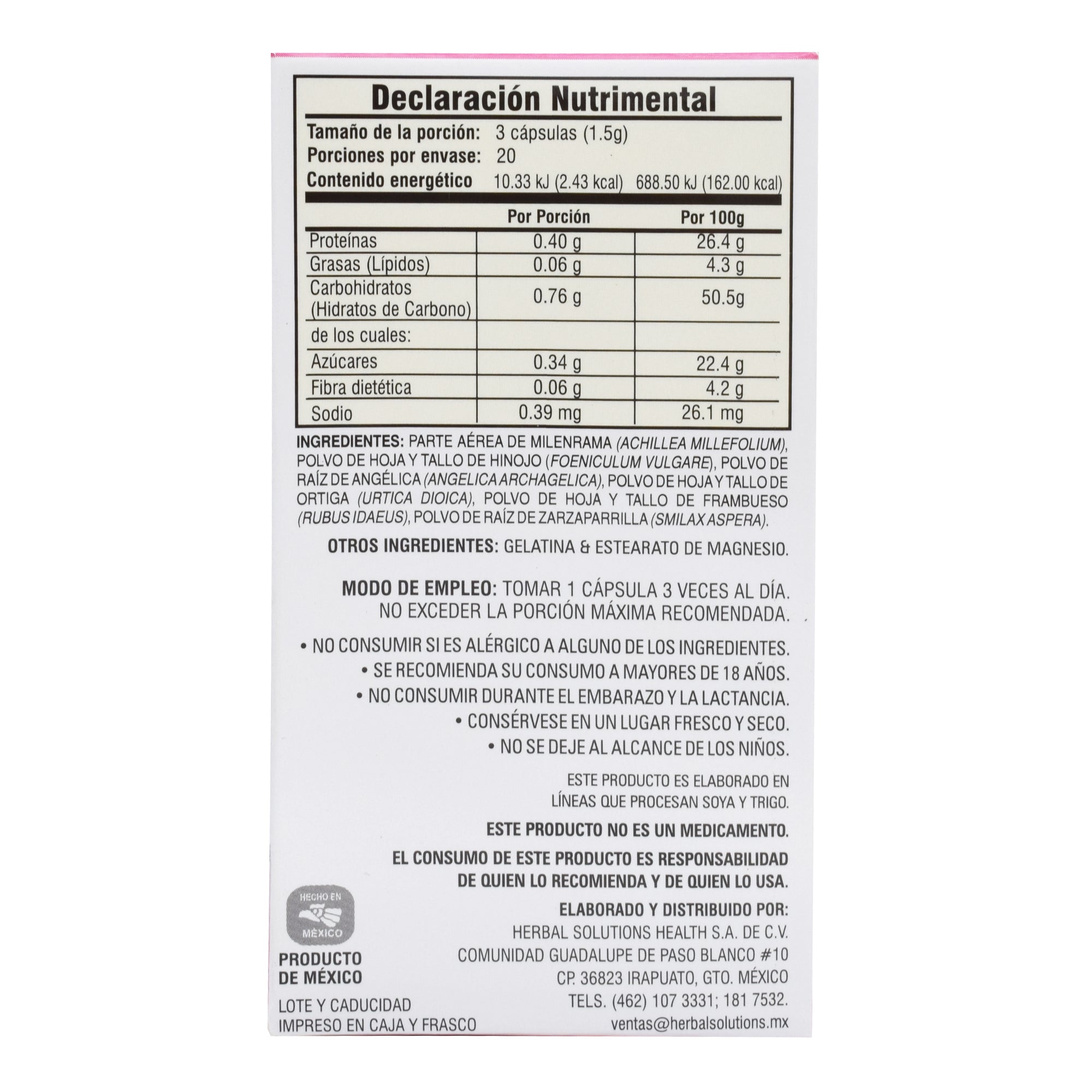 Ciclo Female  60 Cap