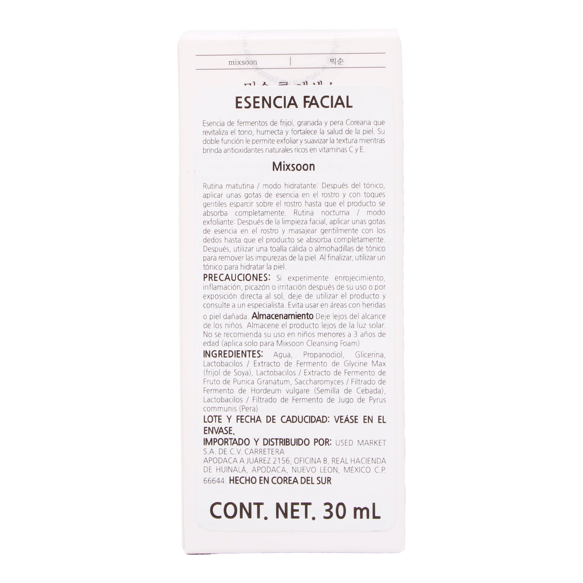 Esencia Facial 30 Ml