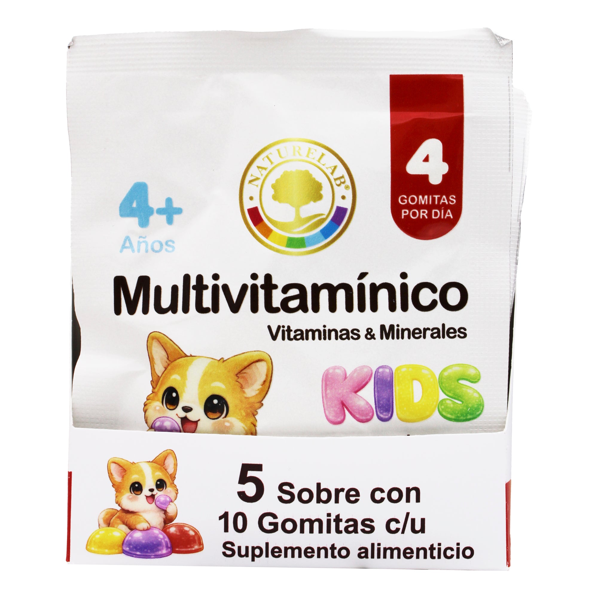 Multivitaminico Kids 10 Gomitas (PAQUETE 5)