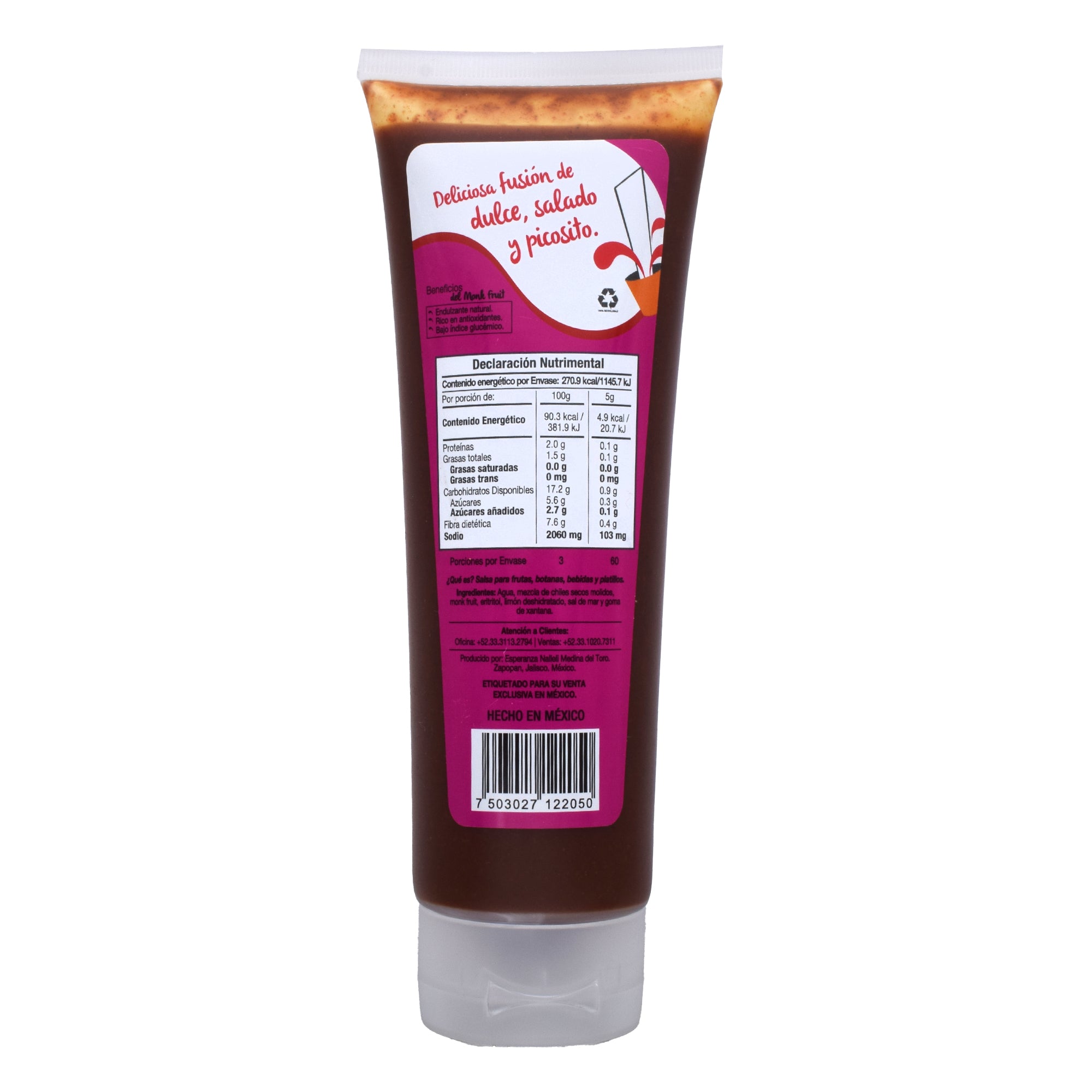 Salsa Chilito Sirilo Endulzado Con Monk Fruit 300 G