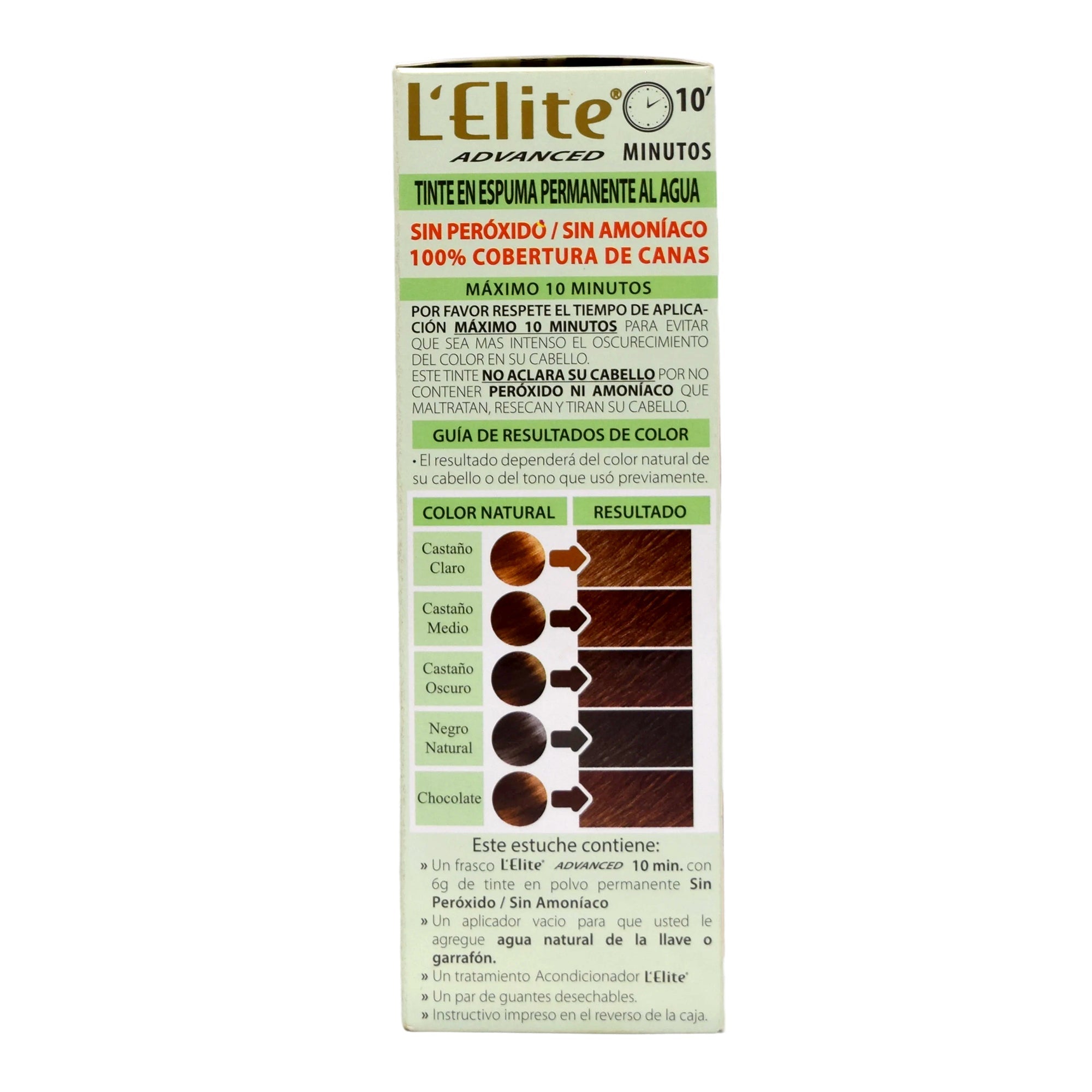 Tinte En Espuma Permanente Al Agua Negro Mujer 6 G