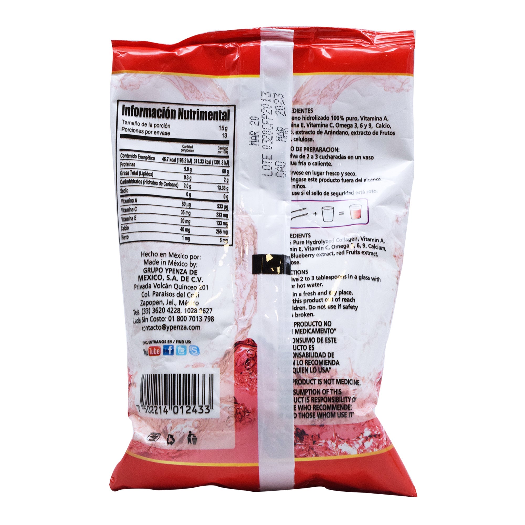 Colageno Hidrolizado Sab Blueberry 200 G