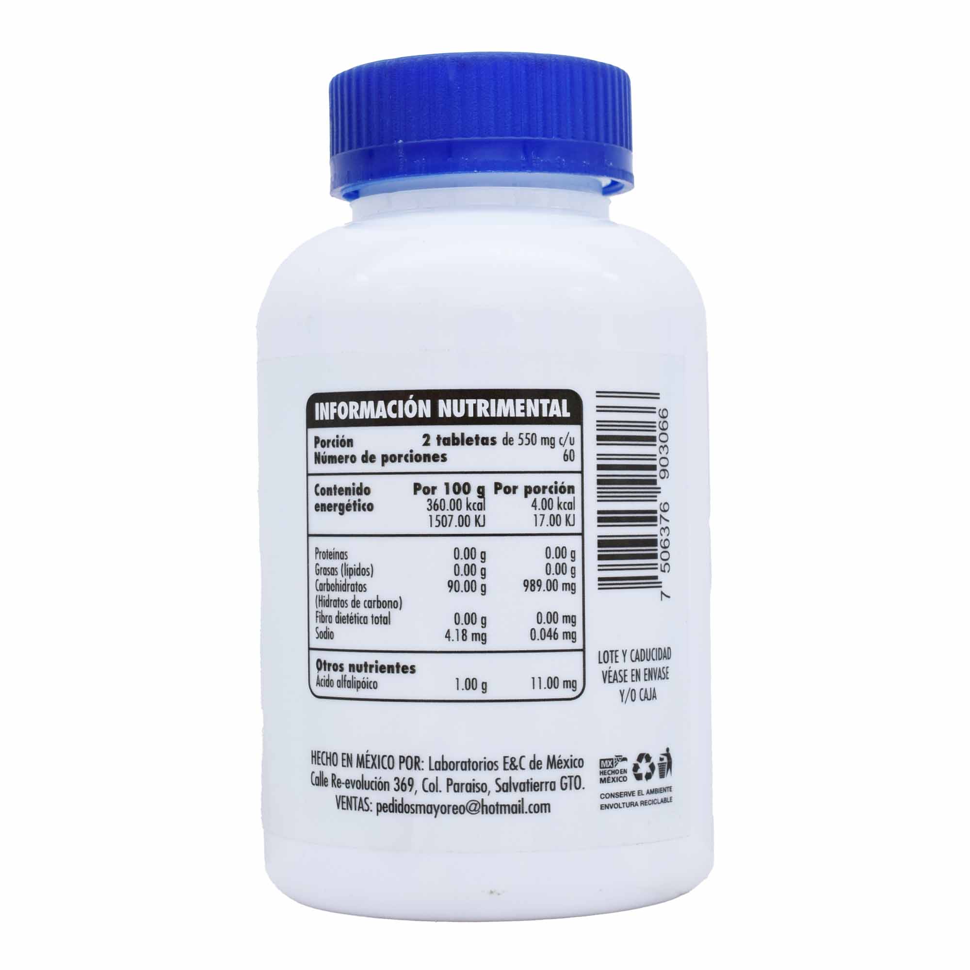 Acido Alfalipoico 120 Tab