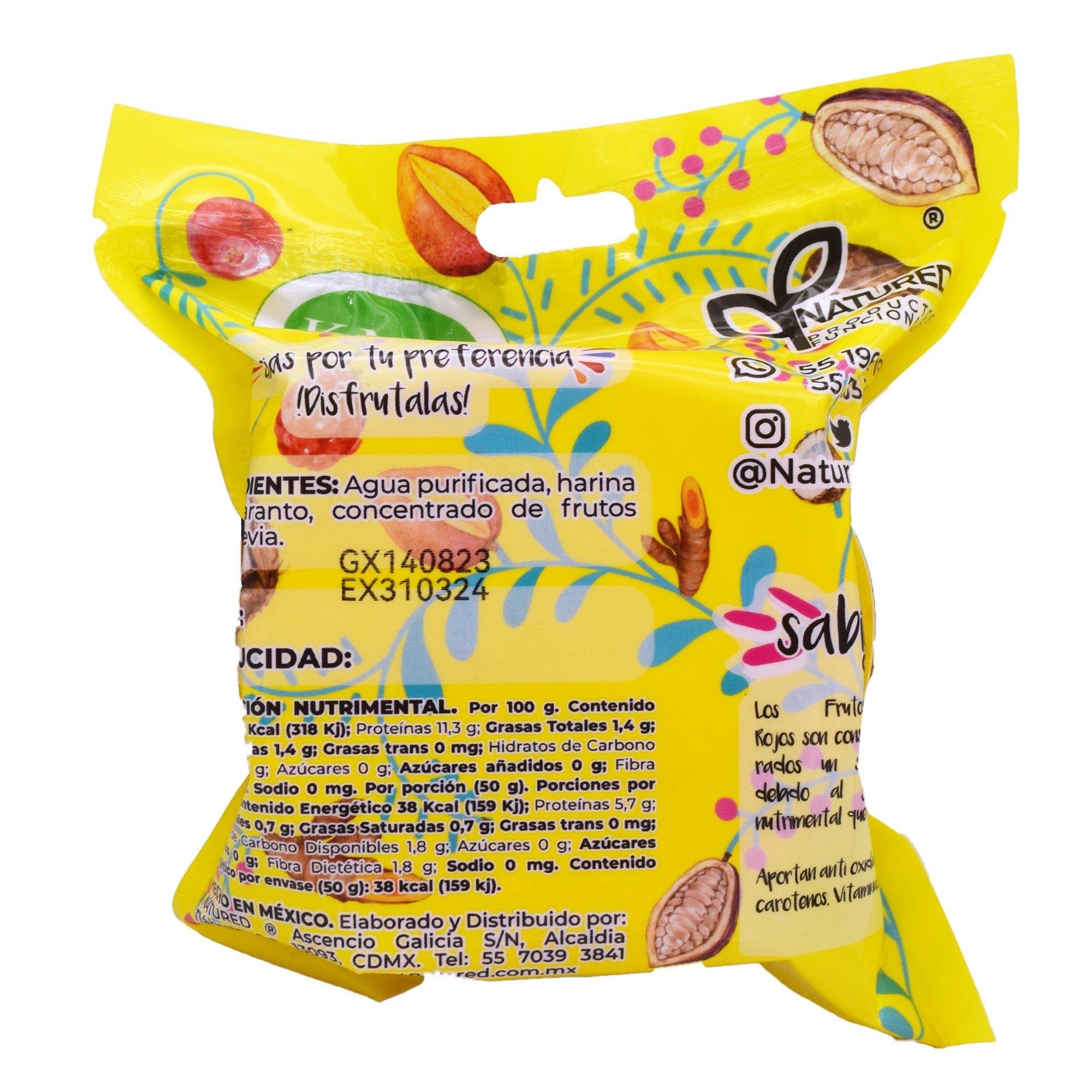 Obleas De Amaranto Con Frutos Rojos 50 G (Caja 12)