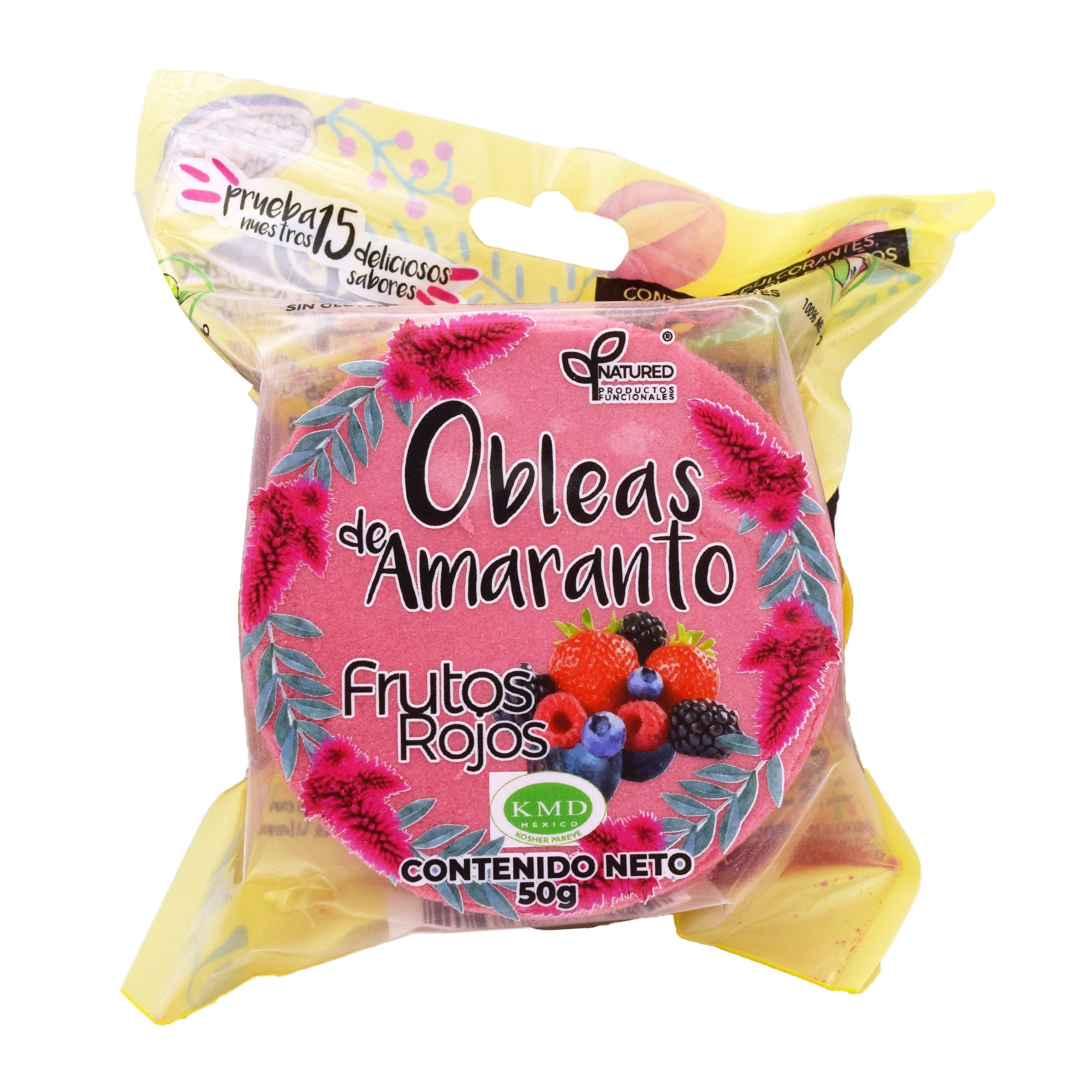 Obleas De Amaranto Con Frutos Rojos 50 G (Caja 12)