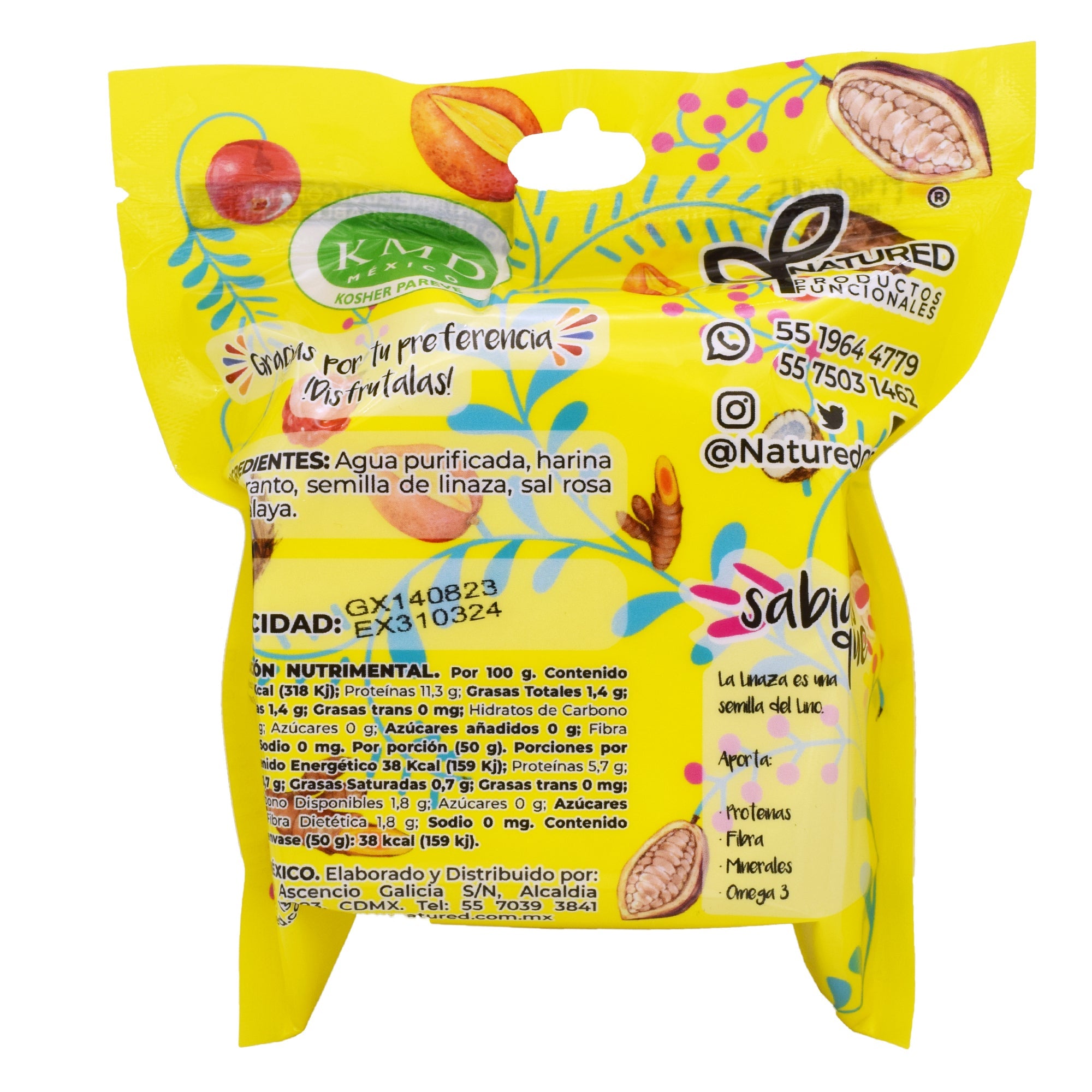 Obleas De Amaranto Sab Linaza 50 G (Caja 12)