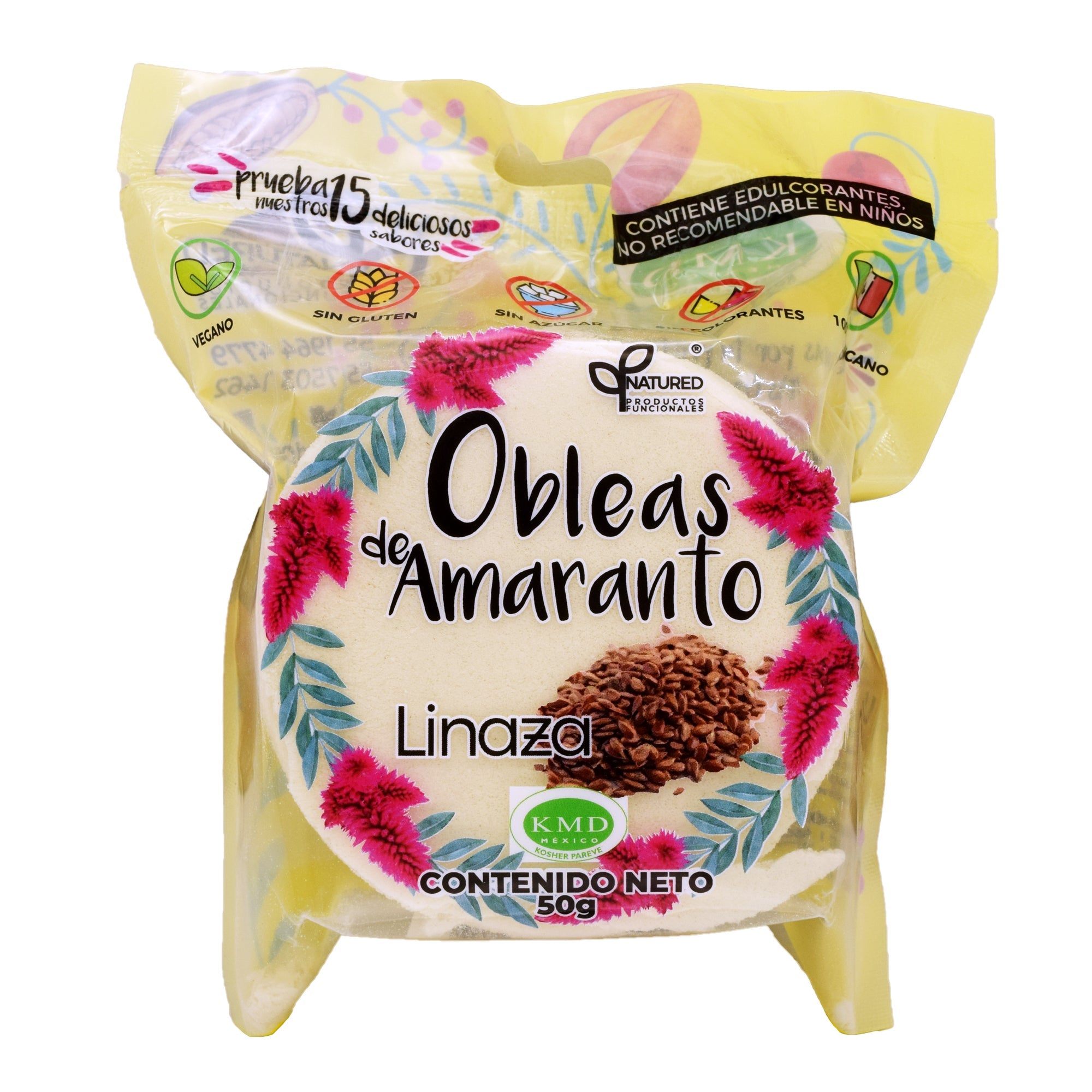 Obleas De Amaranto Sab Linaza 50 G (Caja 12)