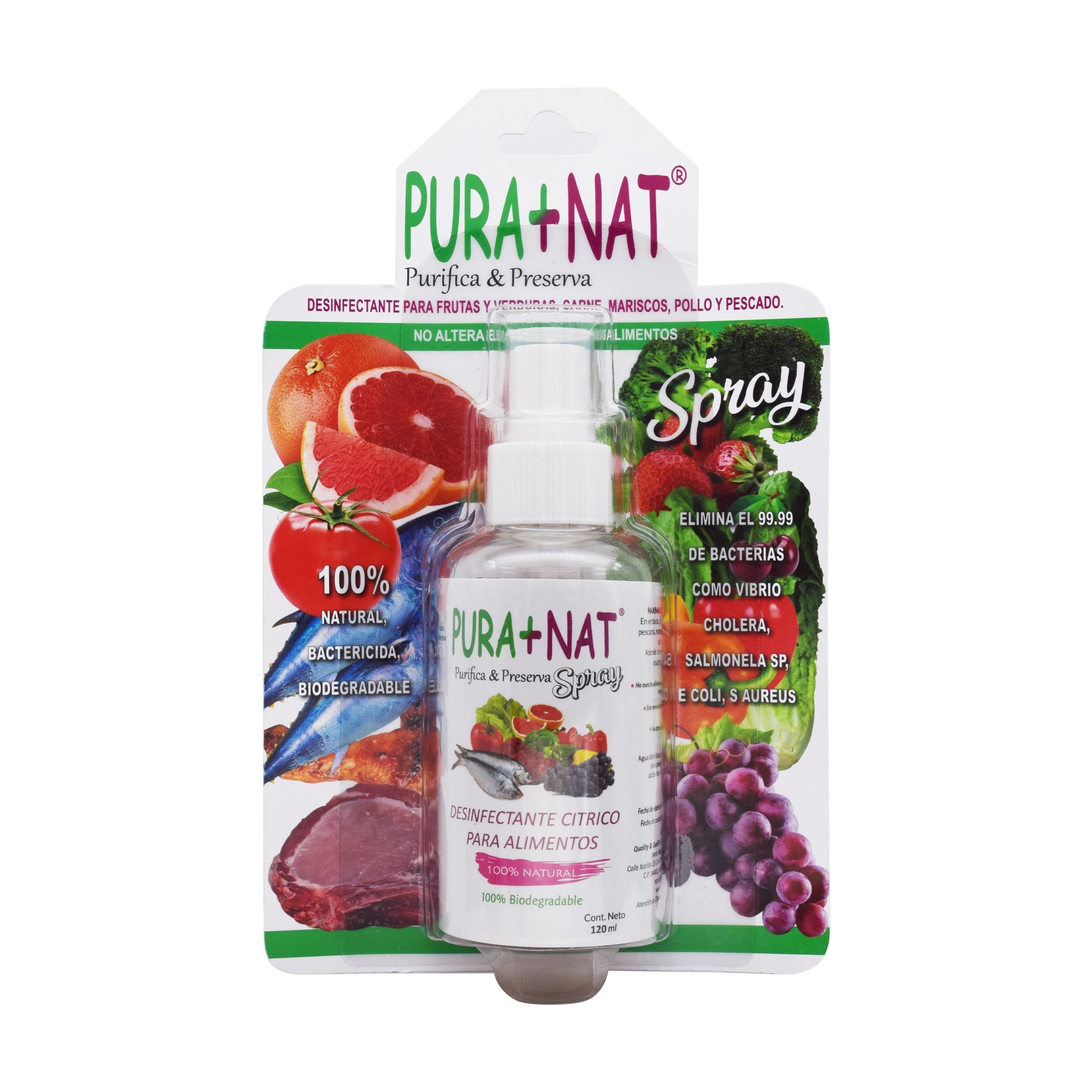 Desinfectante Citrico Para Alimentos 120 Ml