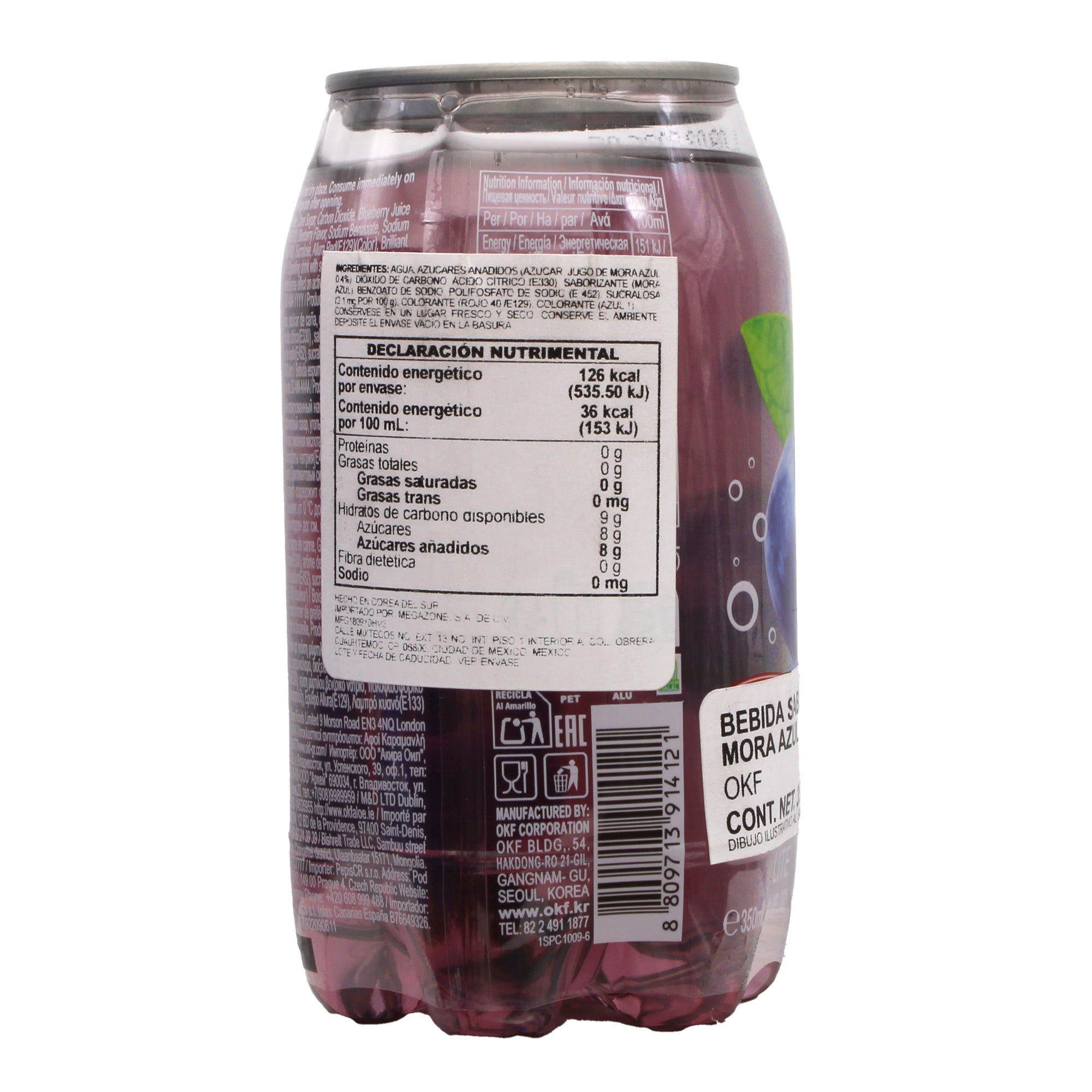 Bebida Mora Azul 350 Ml