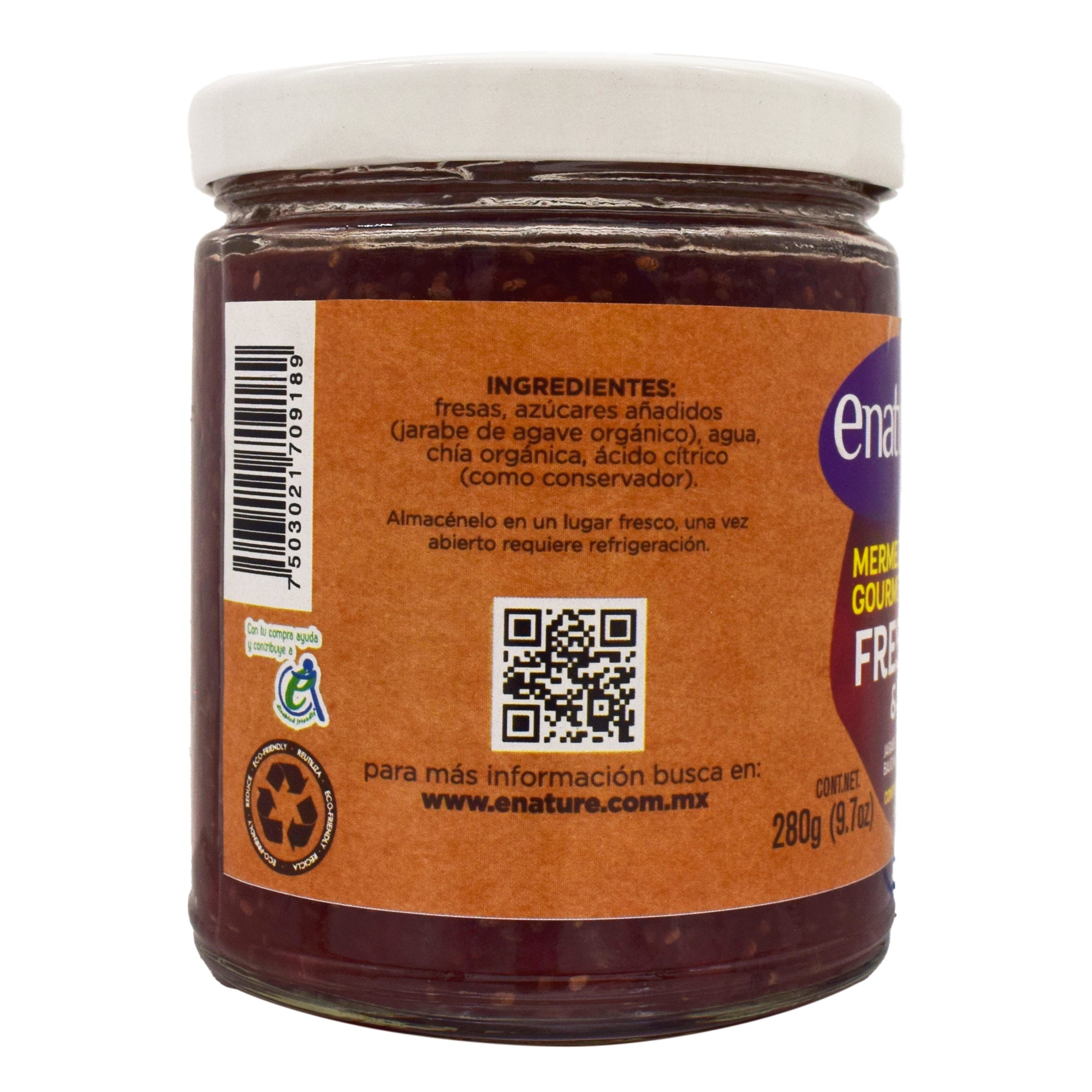 Mermelada Fresa Chia  280 G