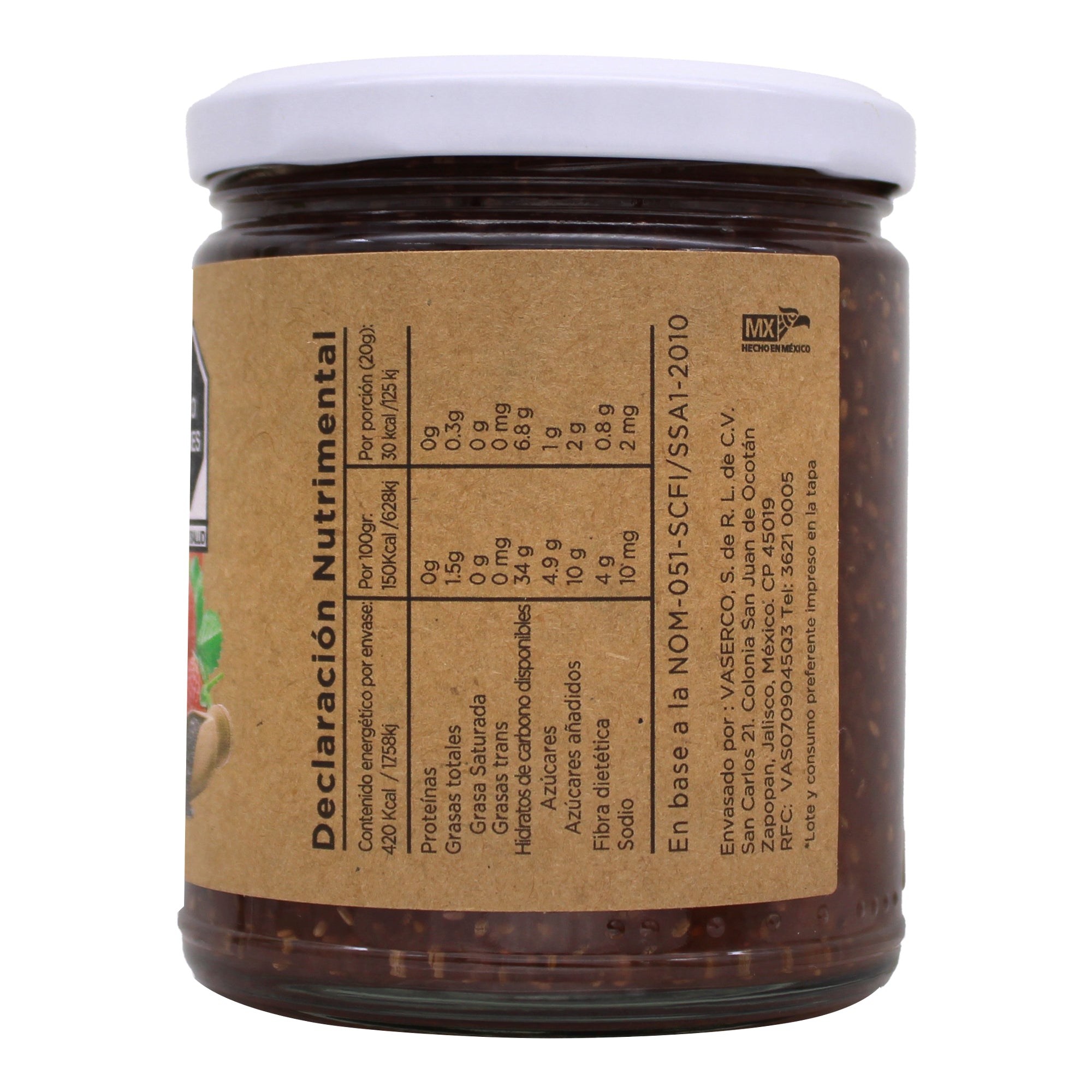 Mermelada Fresa Chia 280 G