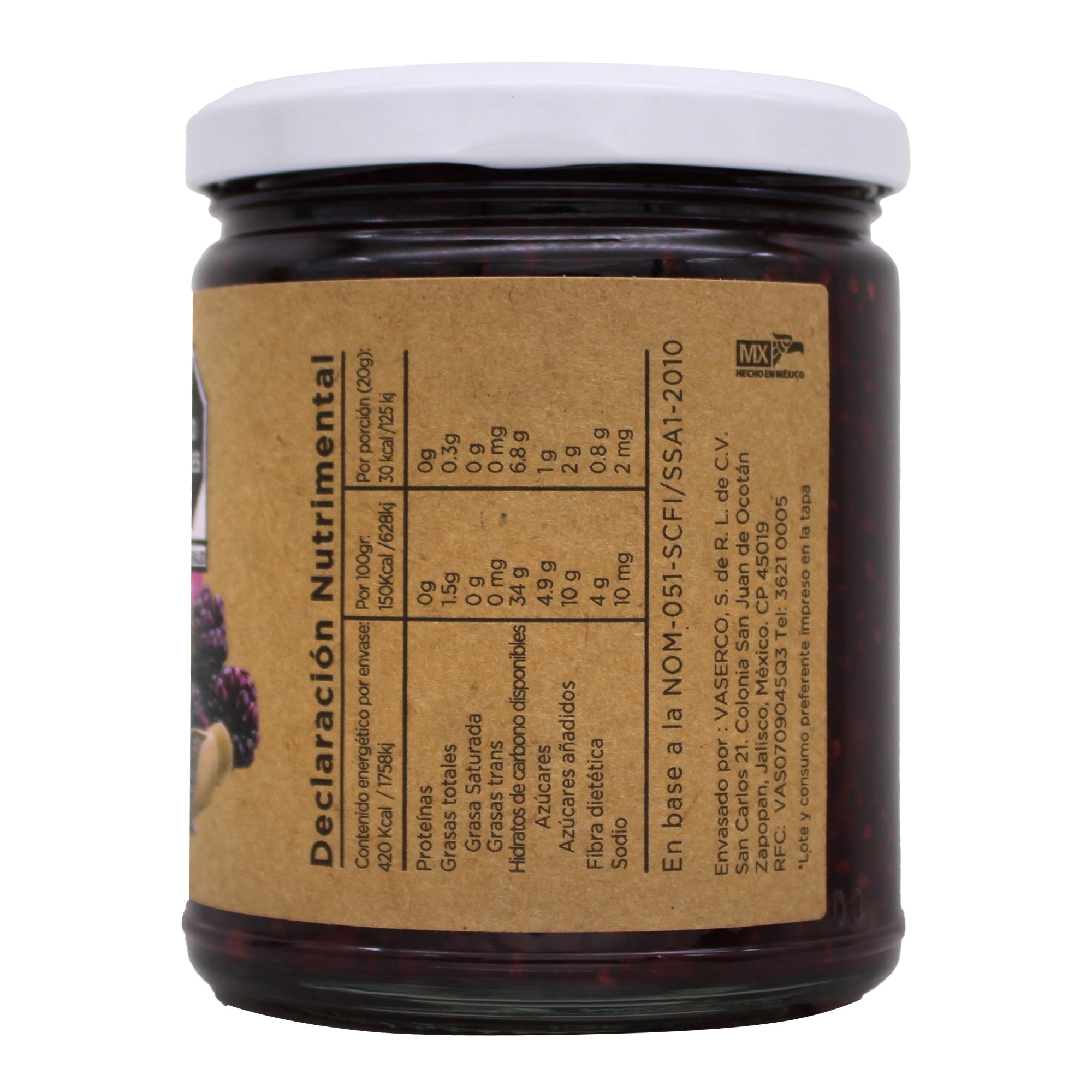 Mermelada Zarzamora Chia 280 G