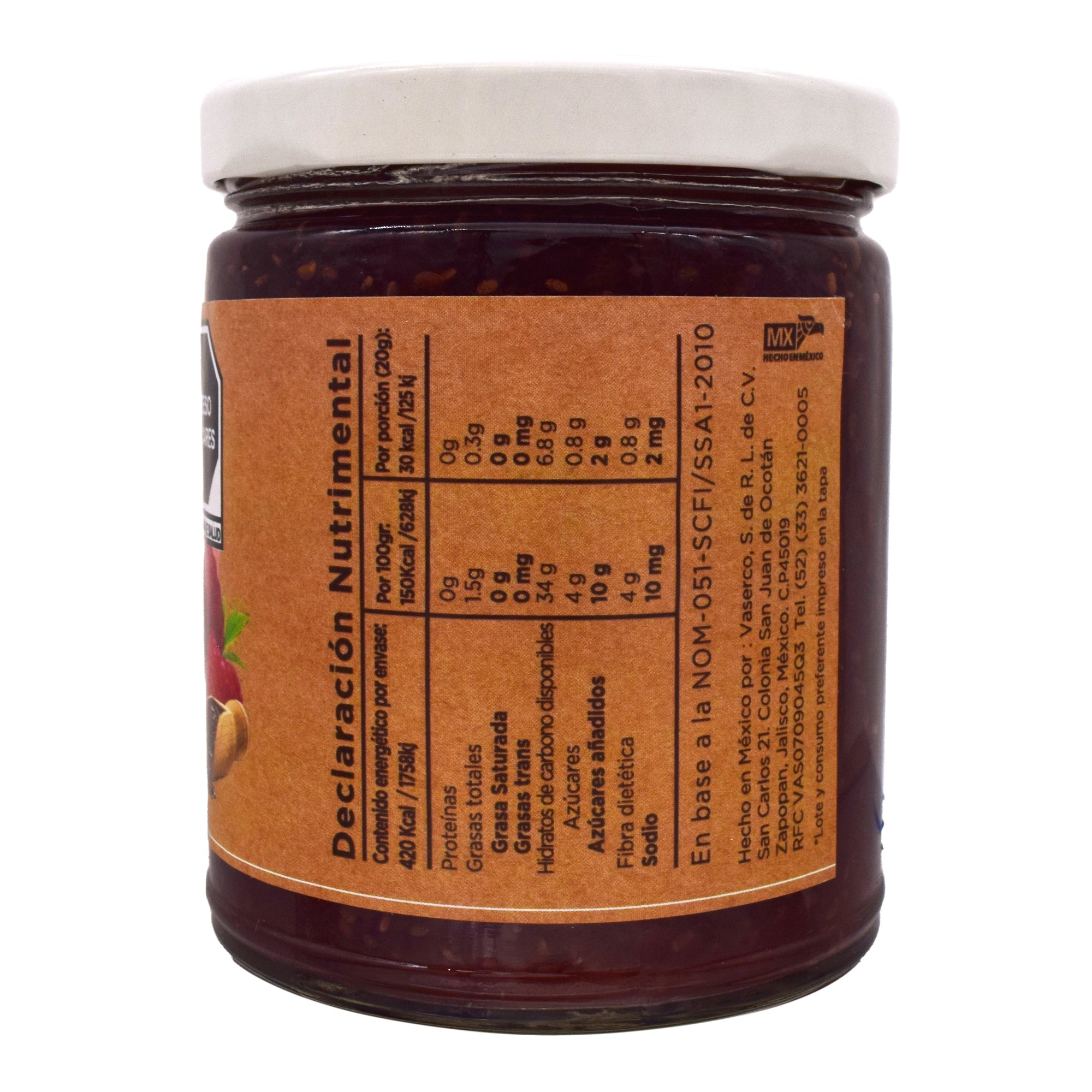 Mermelada Frambuesa Chia 280 G