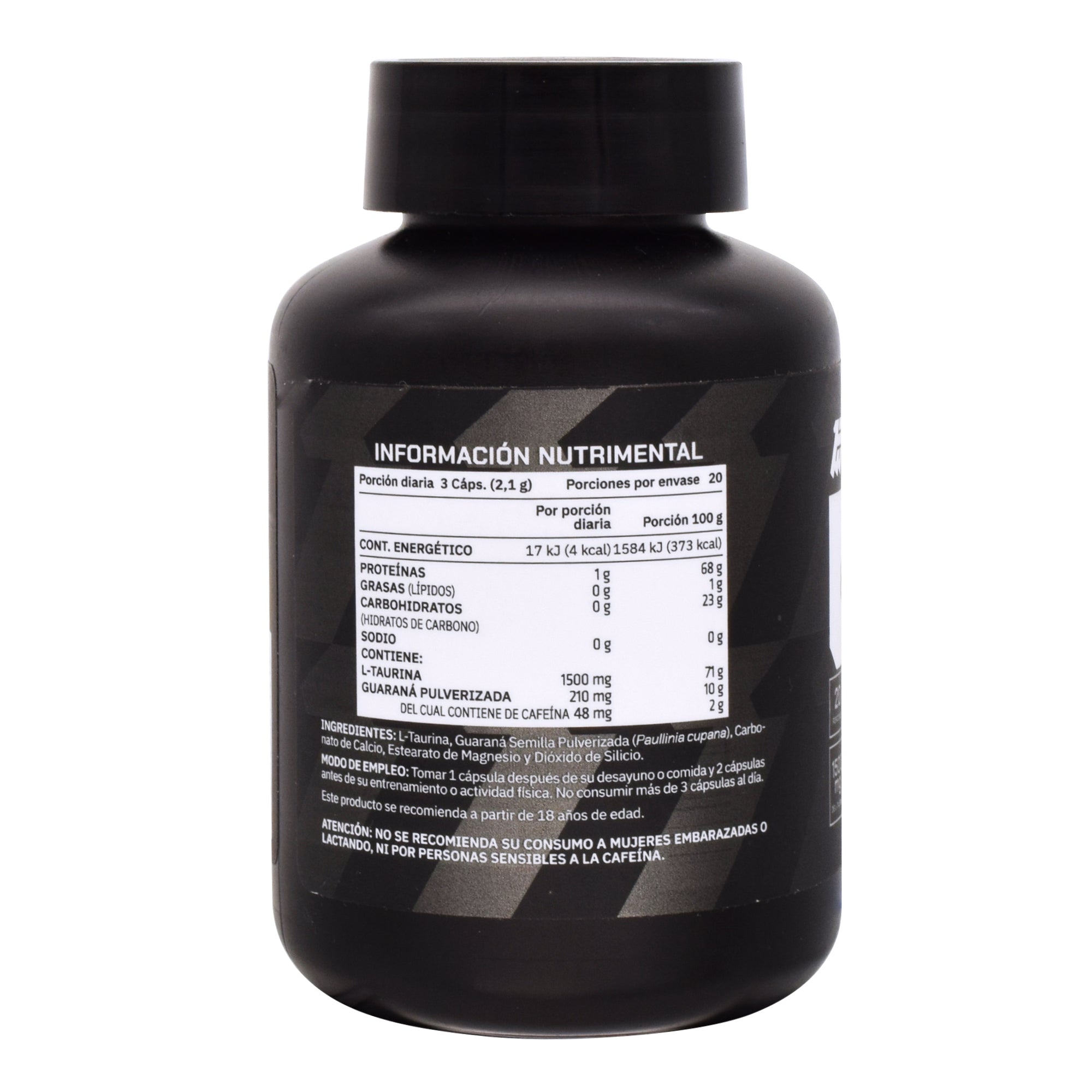 Taurina Y Cafeina 60 Cap