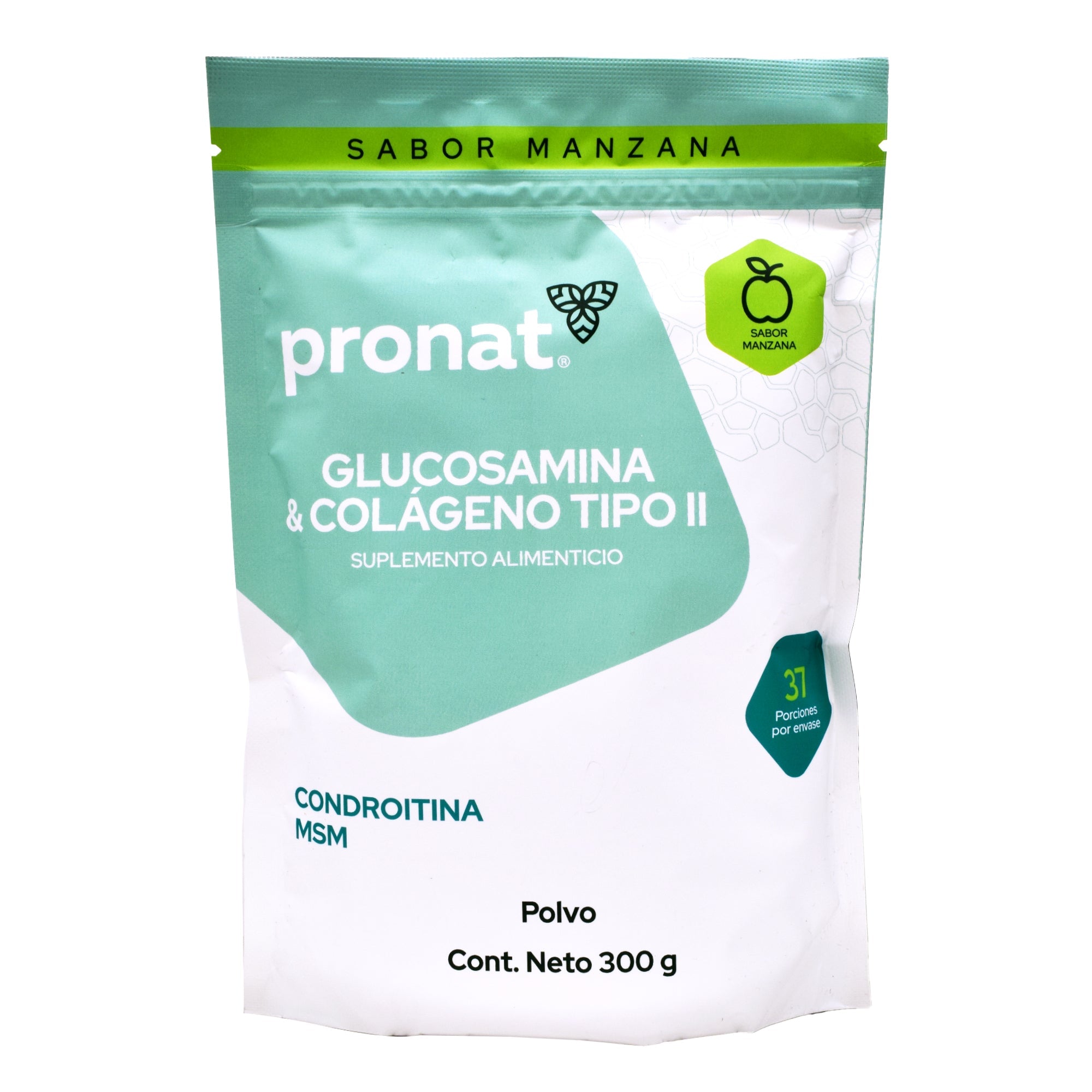 Glucosamina Y Colageno Tipo Ii Sab Manzana 300 G