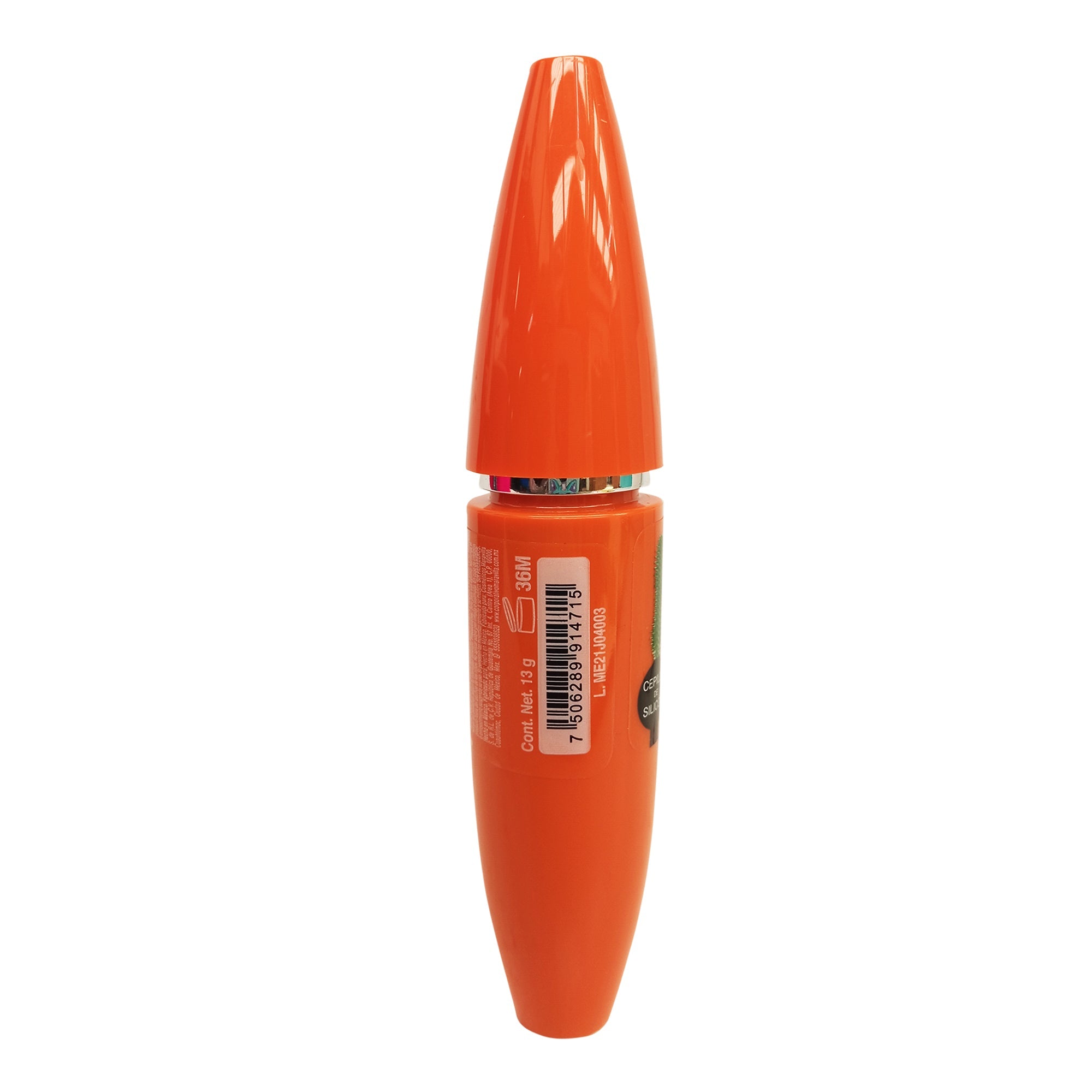 Mascara Para Pestanas Con Fibras Alargadoras Cepillo De Silicon 13 G