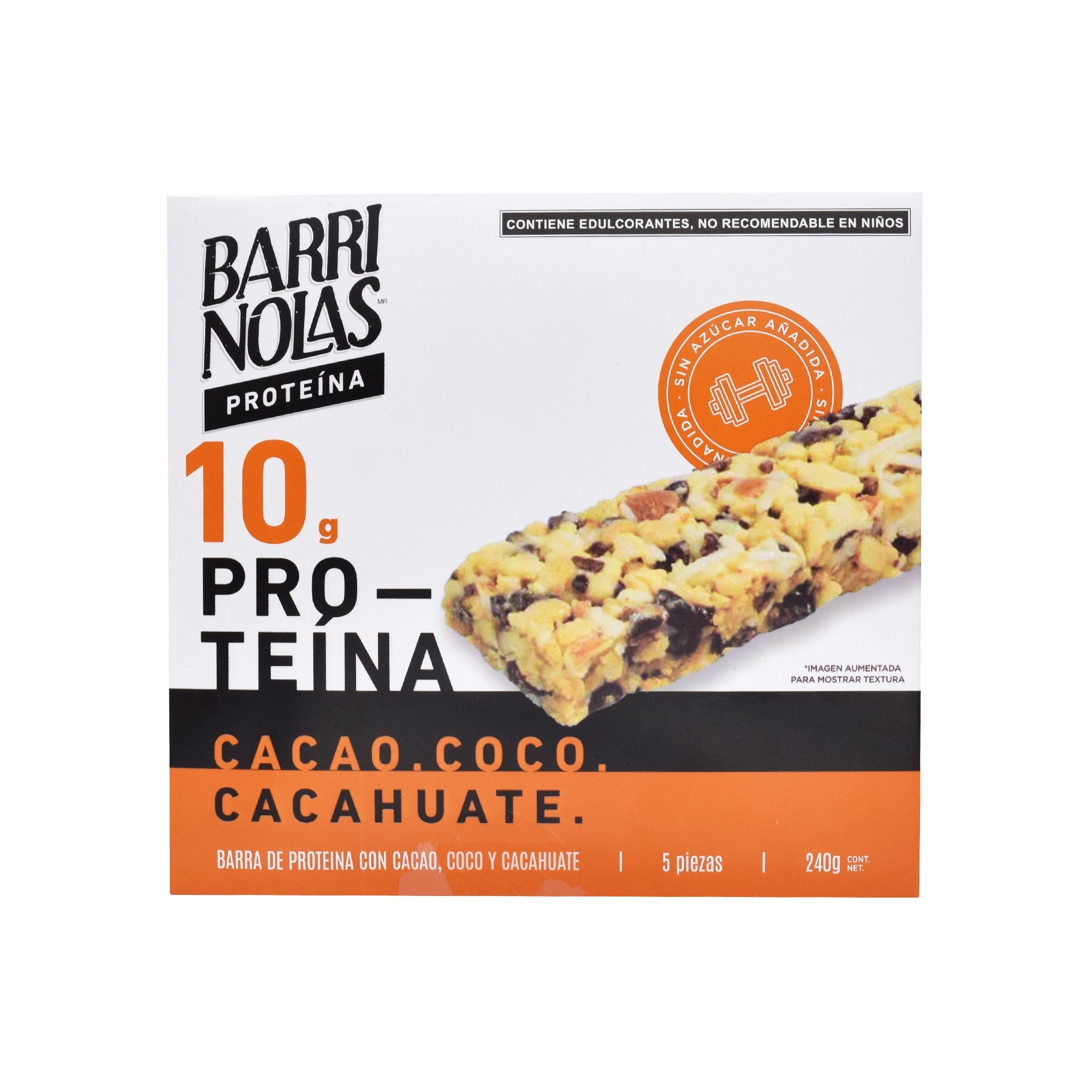 Barra Cacao Coco Cacahuate 240 G (PAQUETE 5)