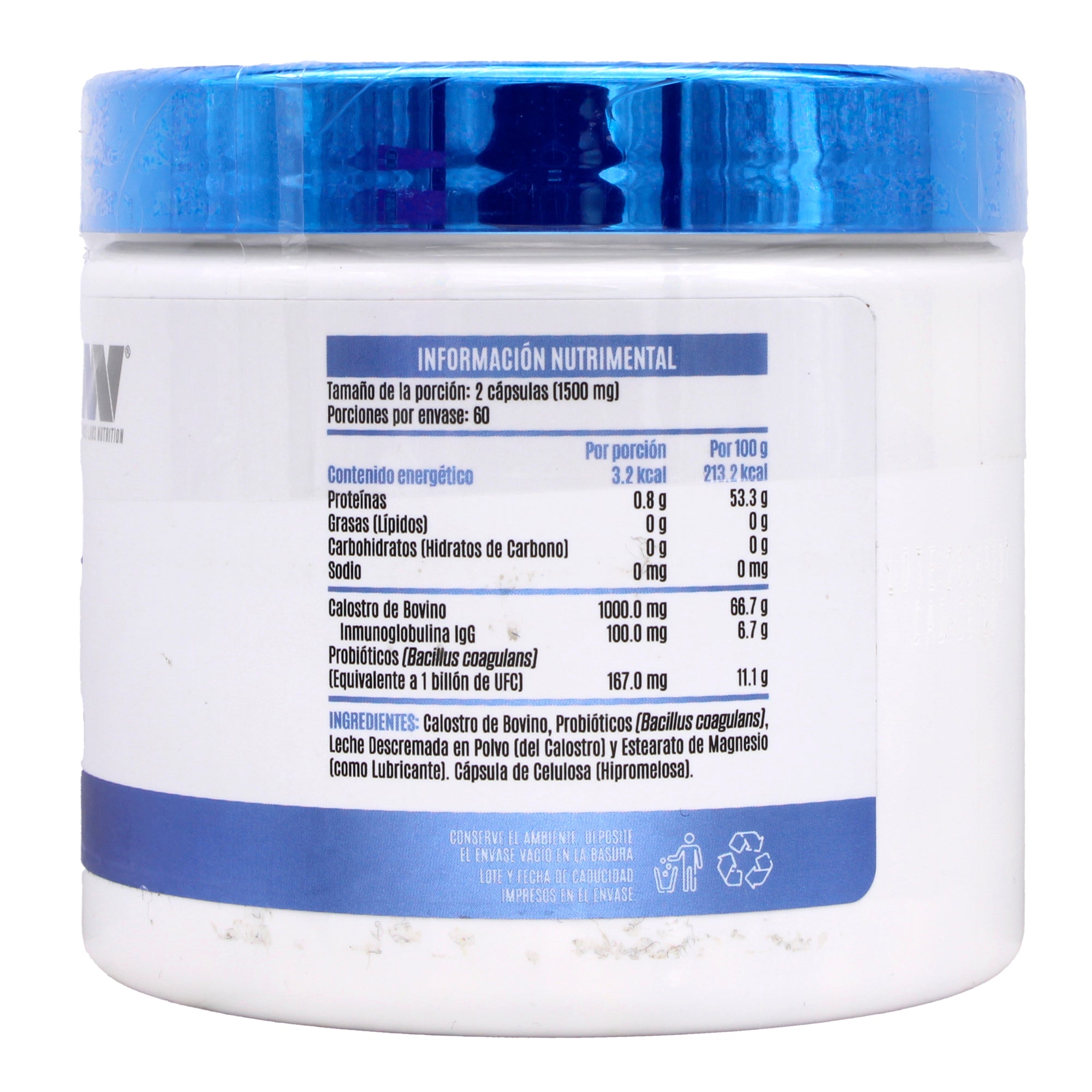 Calostro Bovino Con Probioticos 120 Capsulas