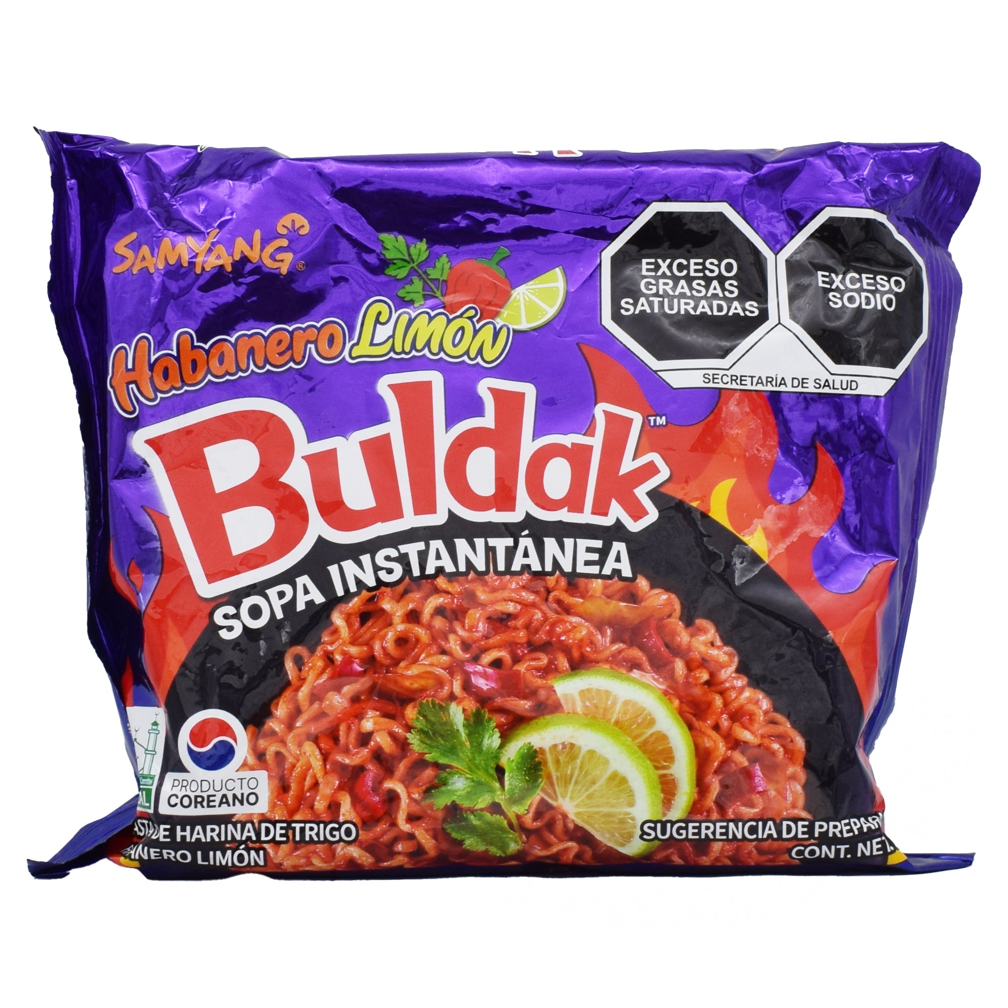 Sopa Instantanea Habanero Limon Buldak 135 G