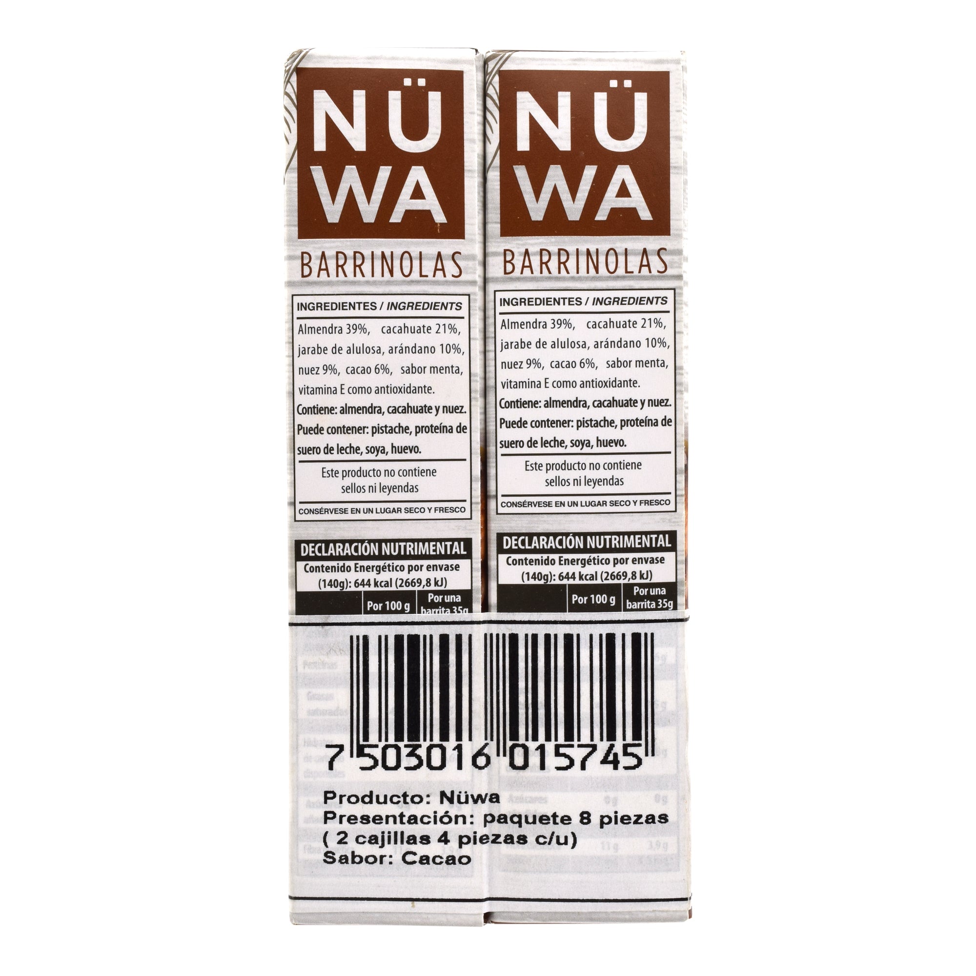 Barra De Superfoods Cacao Arandano 30 G (Paquete 8)