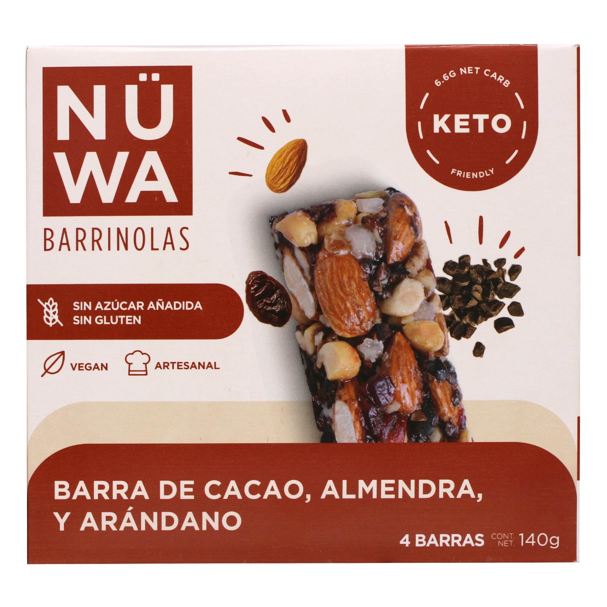Barra De Superfoods Cacao Arandano 35 G (Paquete 8)