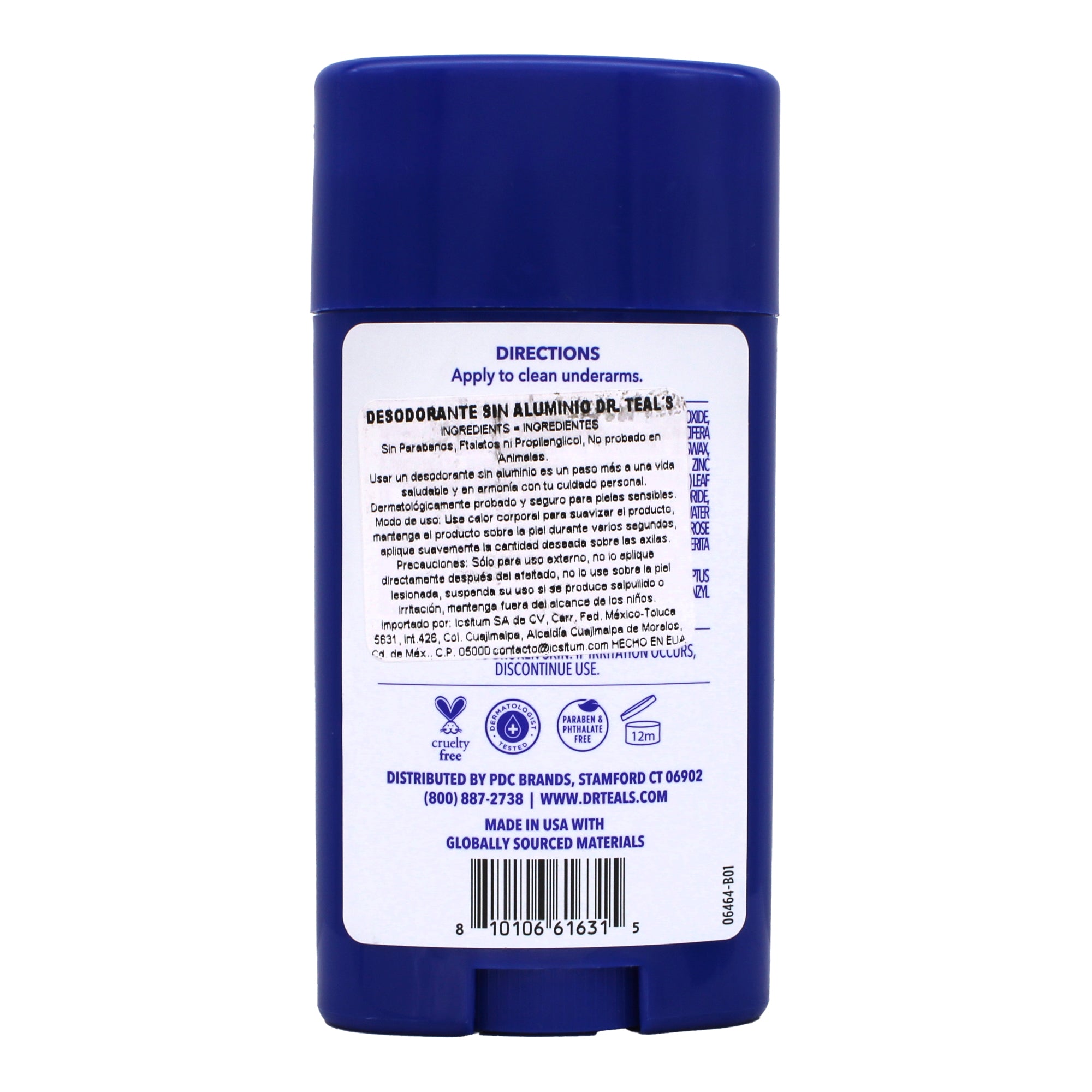 Desodorante Sin Aluminio Eucalipto 71 G