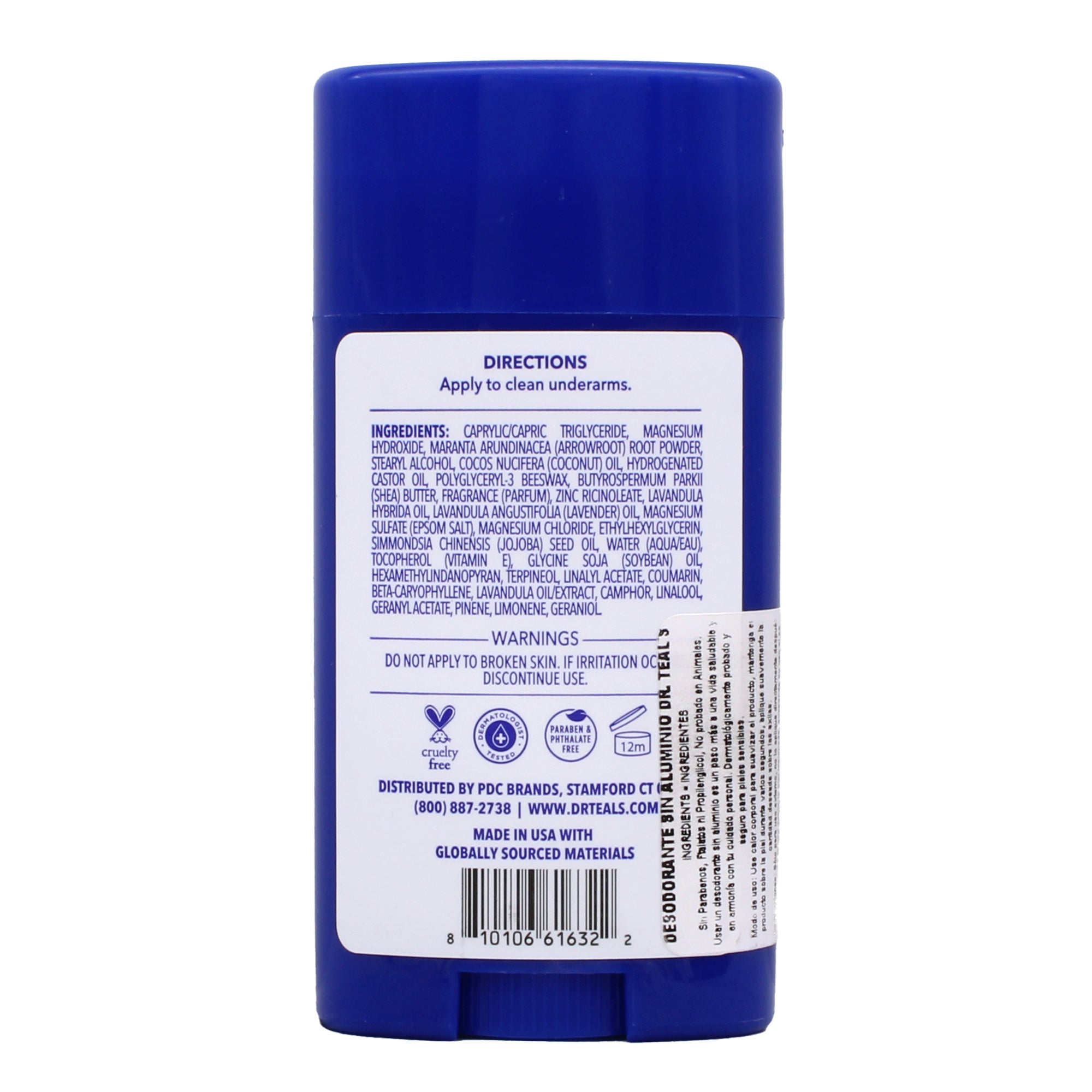 Desodorante Vainilla Y Lavanda 71g