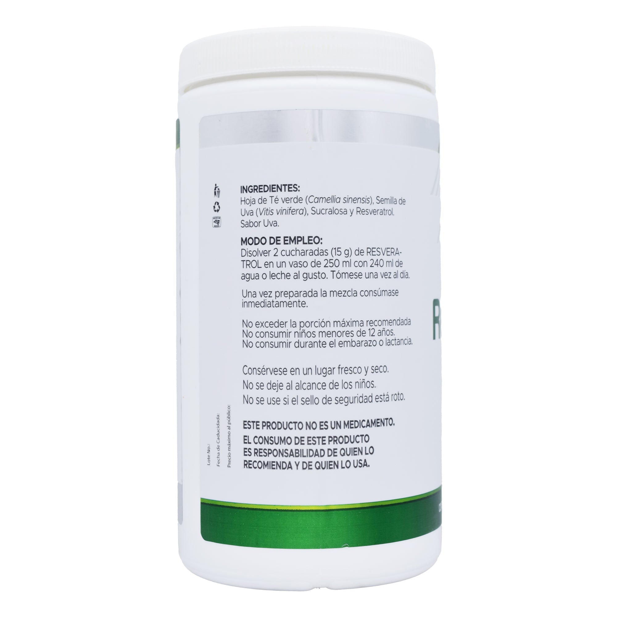 Resveratrol Uva 500 G