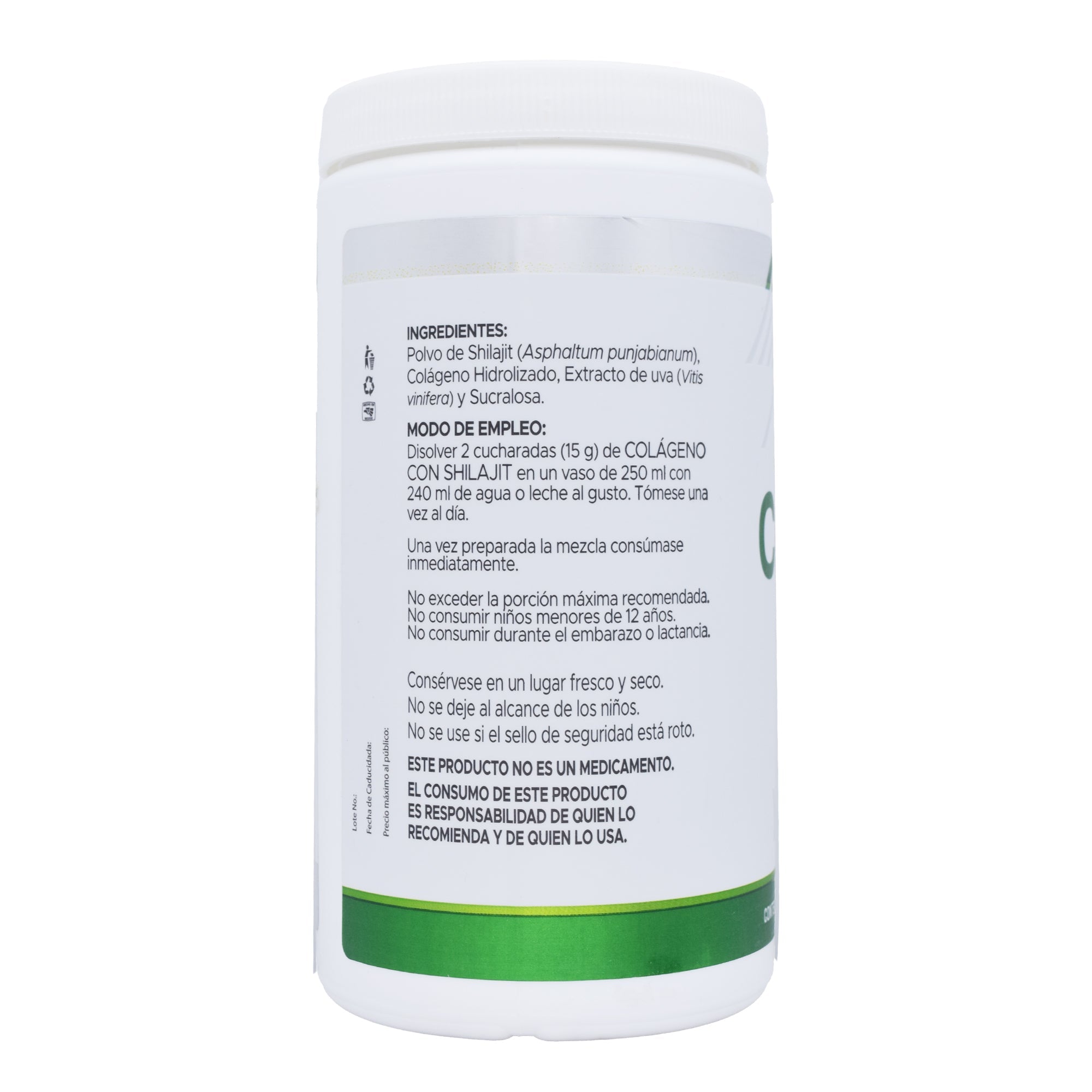 Colageno Shilajit Uva 500 G
