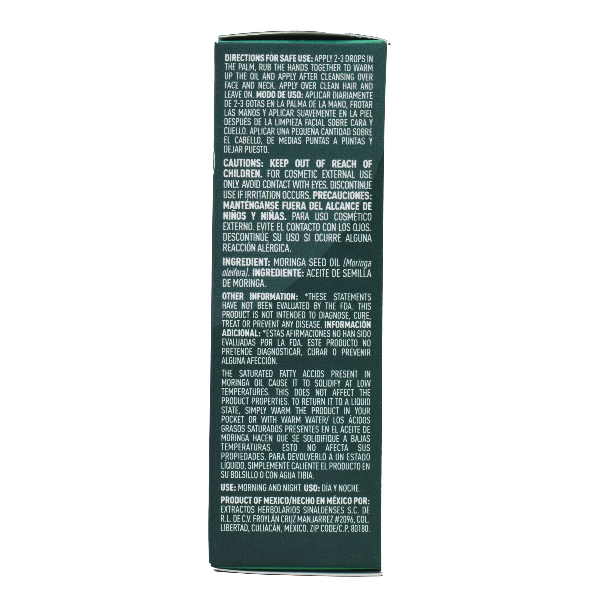 Aceite De Semilla De Moringa 30 Ml
