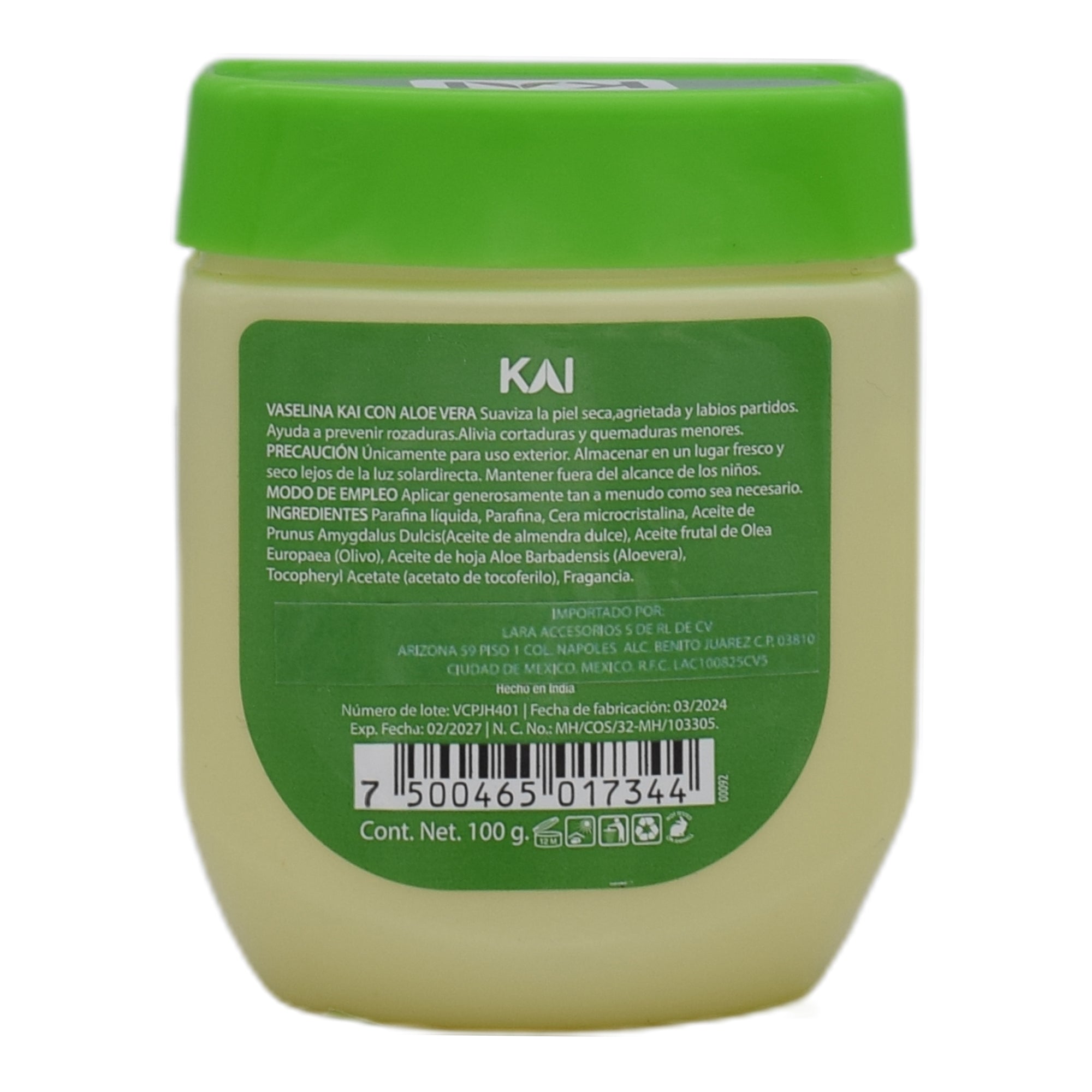 Vaselina Con Aloe Vera 100 G