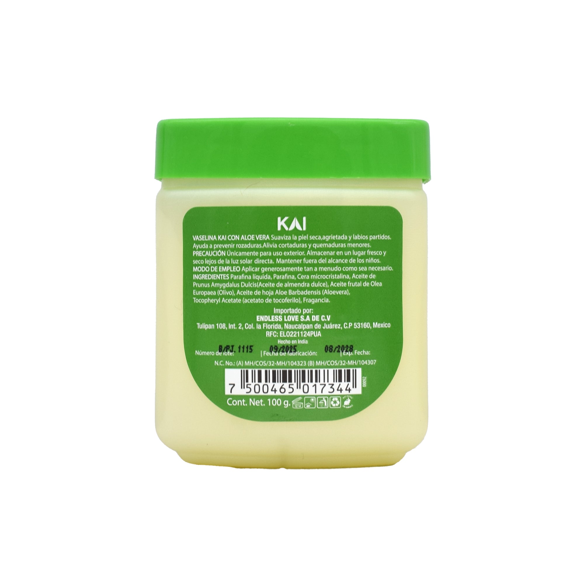 Vaselina Con Aloe Vera 100 G