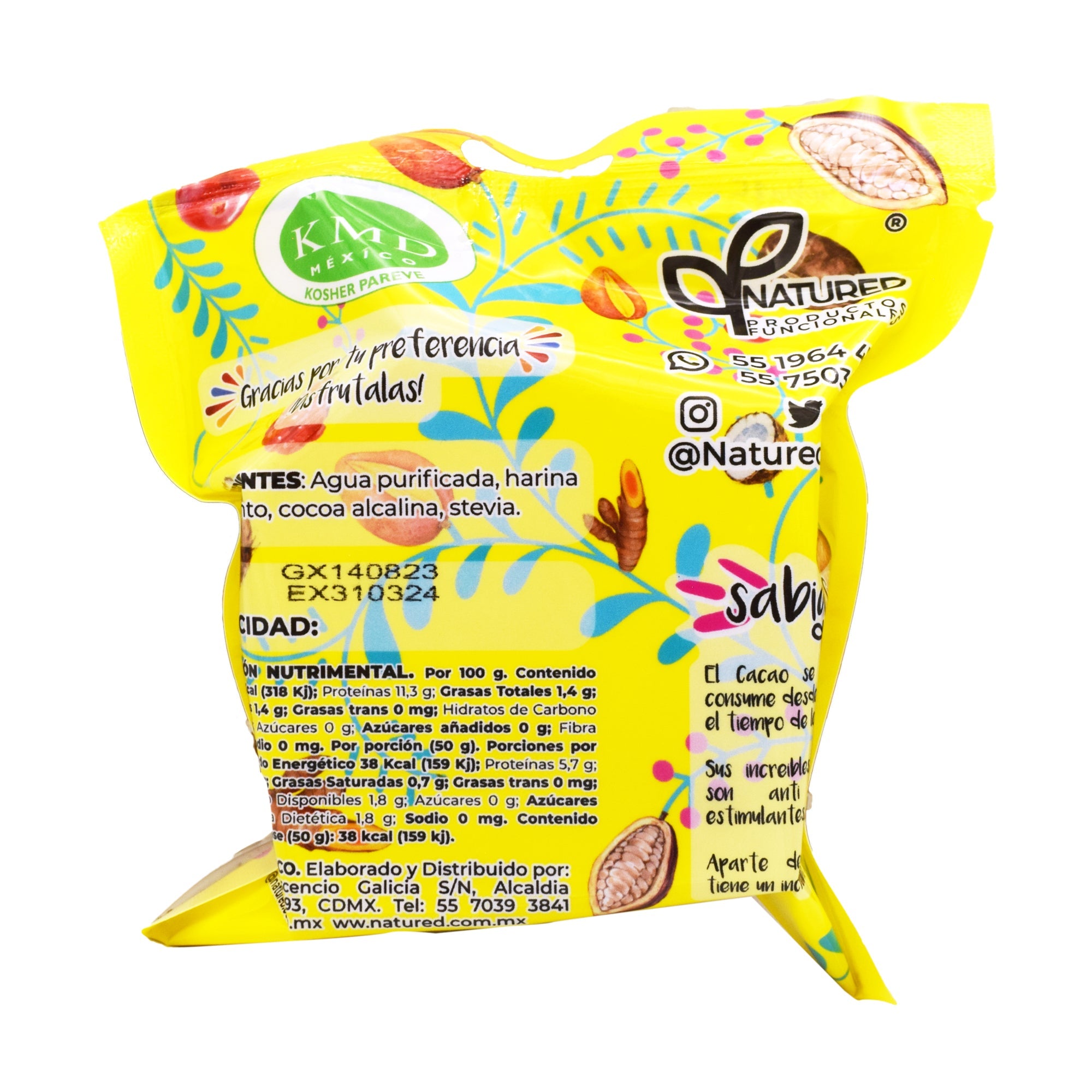 Obleas De Amaranto Con Cacao 50 G (Caja 12)
