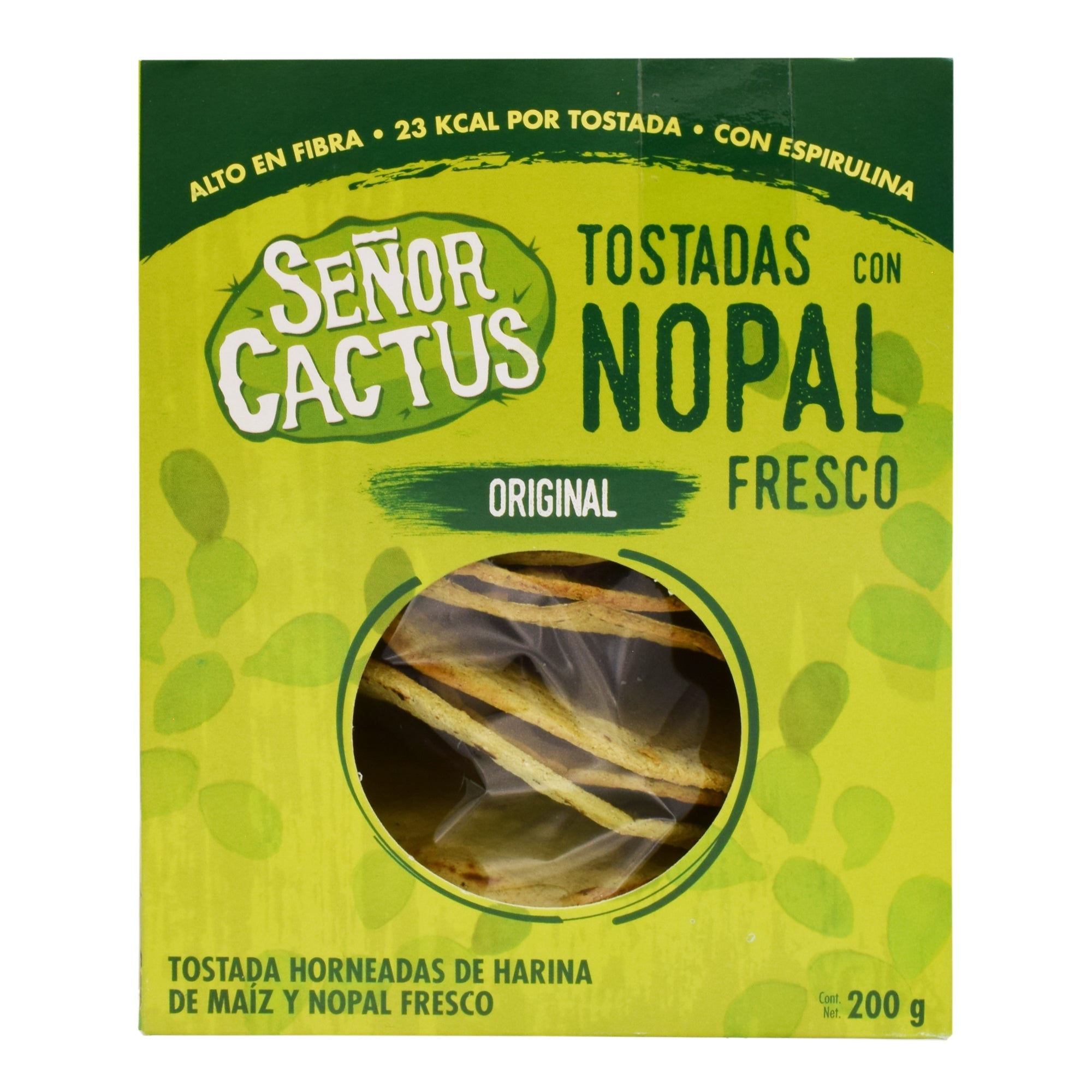 Tostada De Nopal 18 Pza 200 G SENOR CACTUS